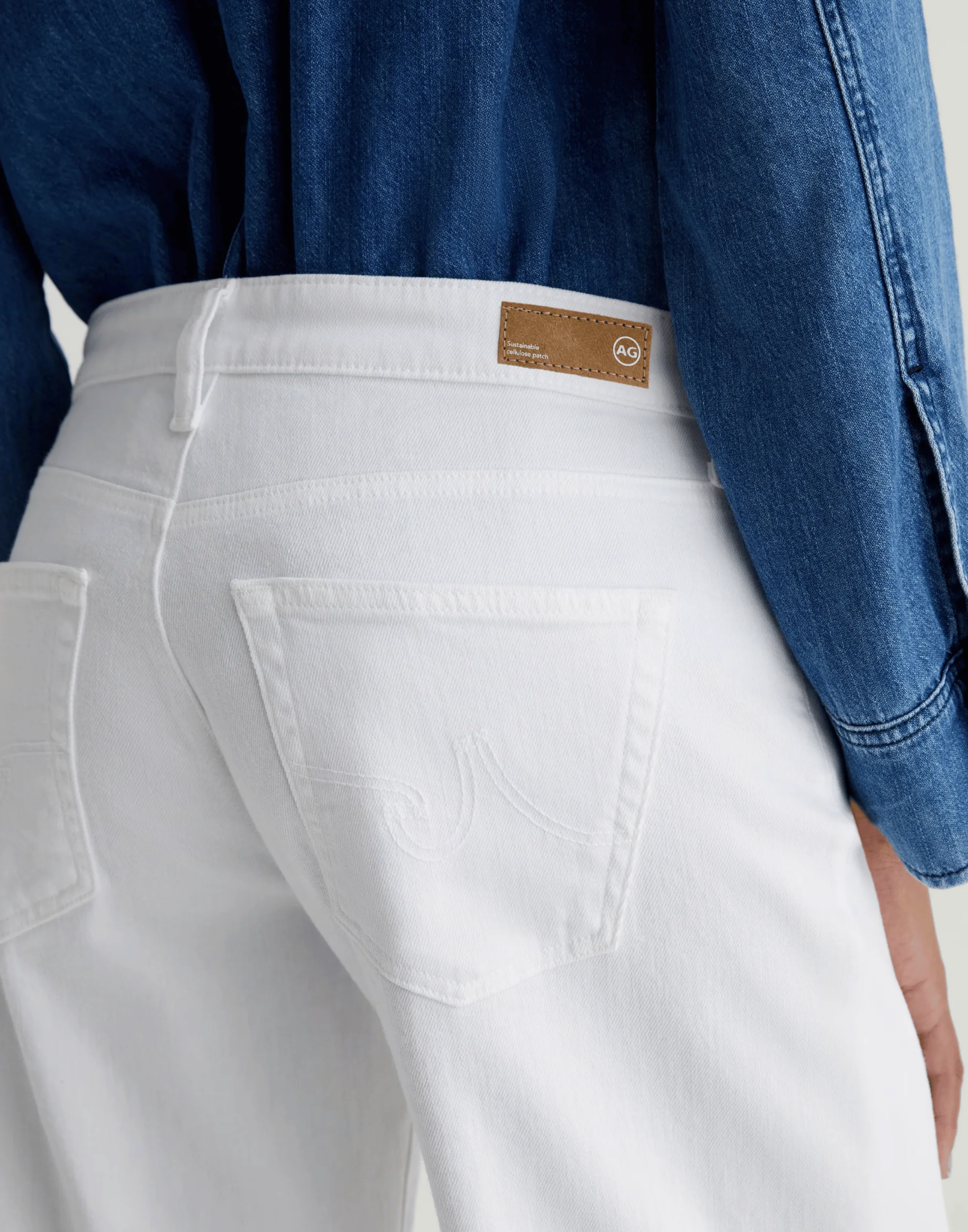 Gallery White Adria Low-Rise Jeans - Image 4
