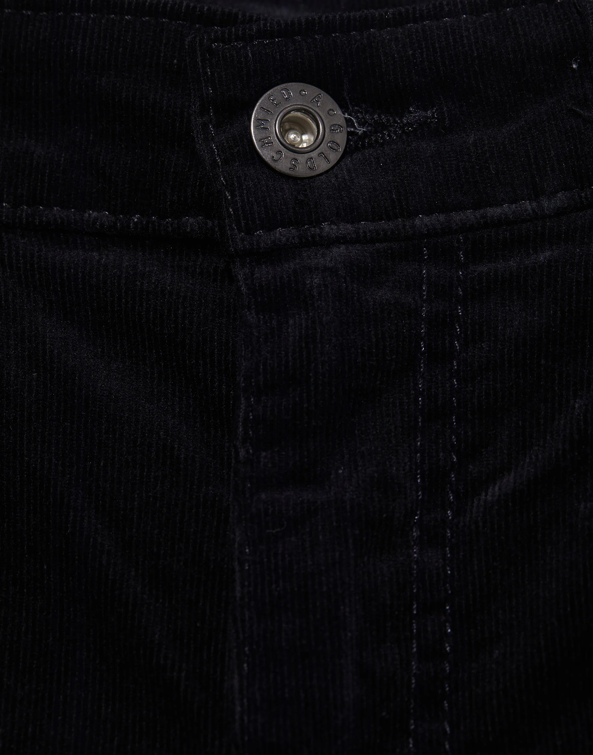 Super Black Corduroy Mari Mid Rise Jeans - Image 6