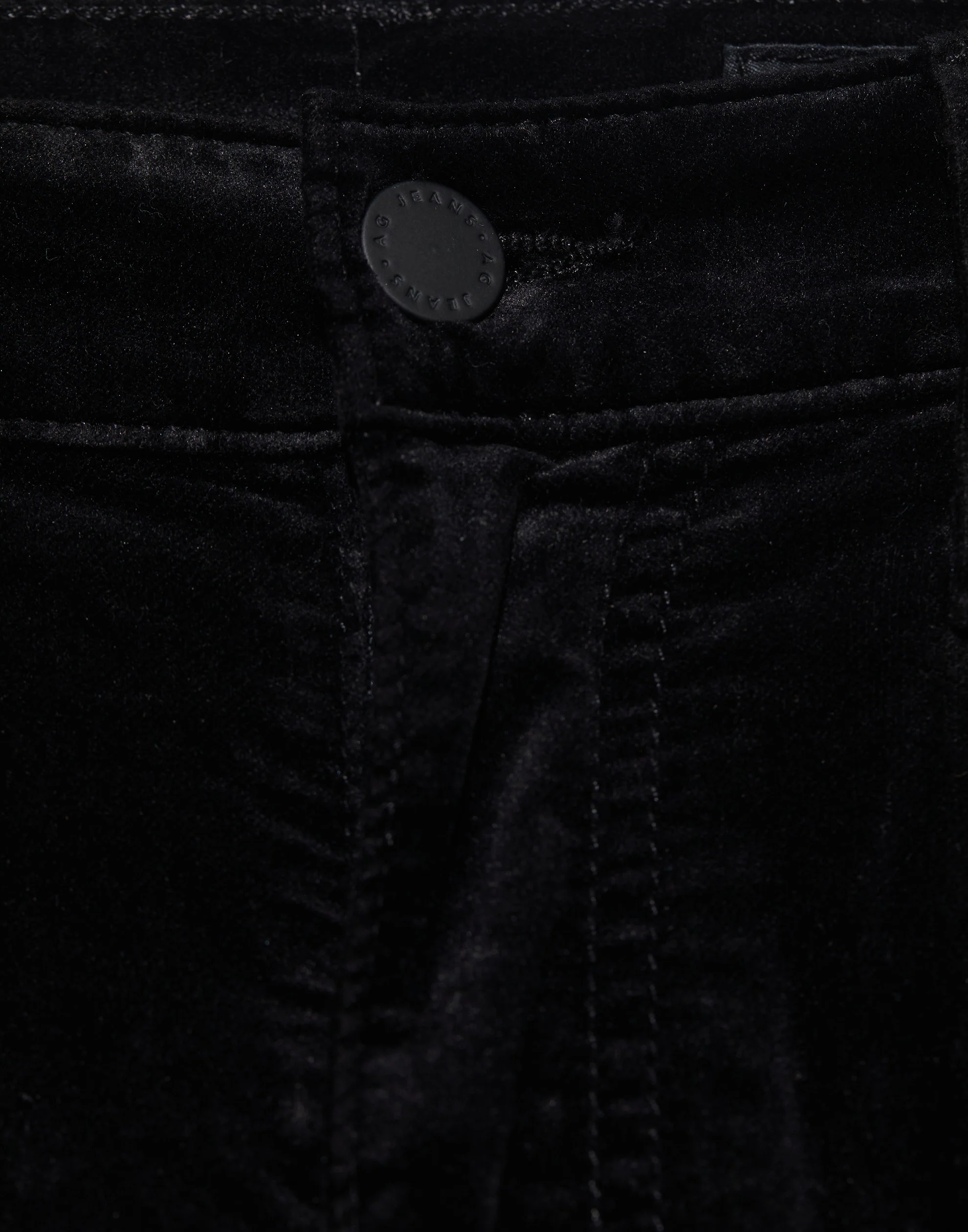 Super Black Velvet High-Rise Mari Jeans - Image 3