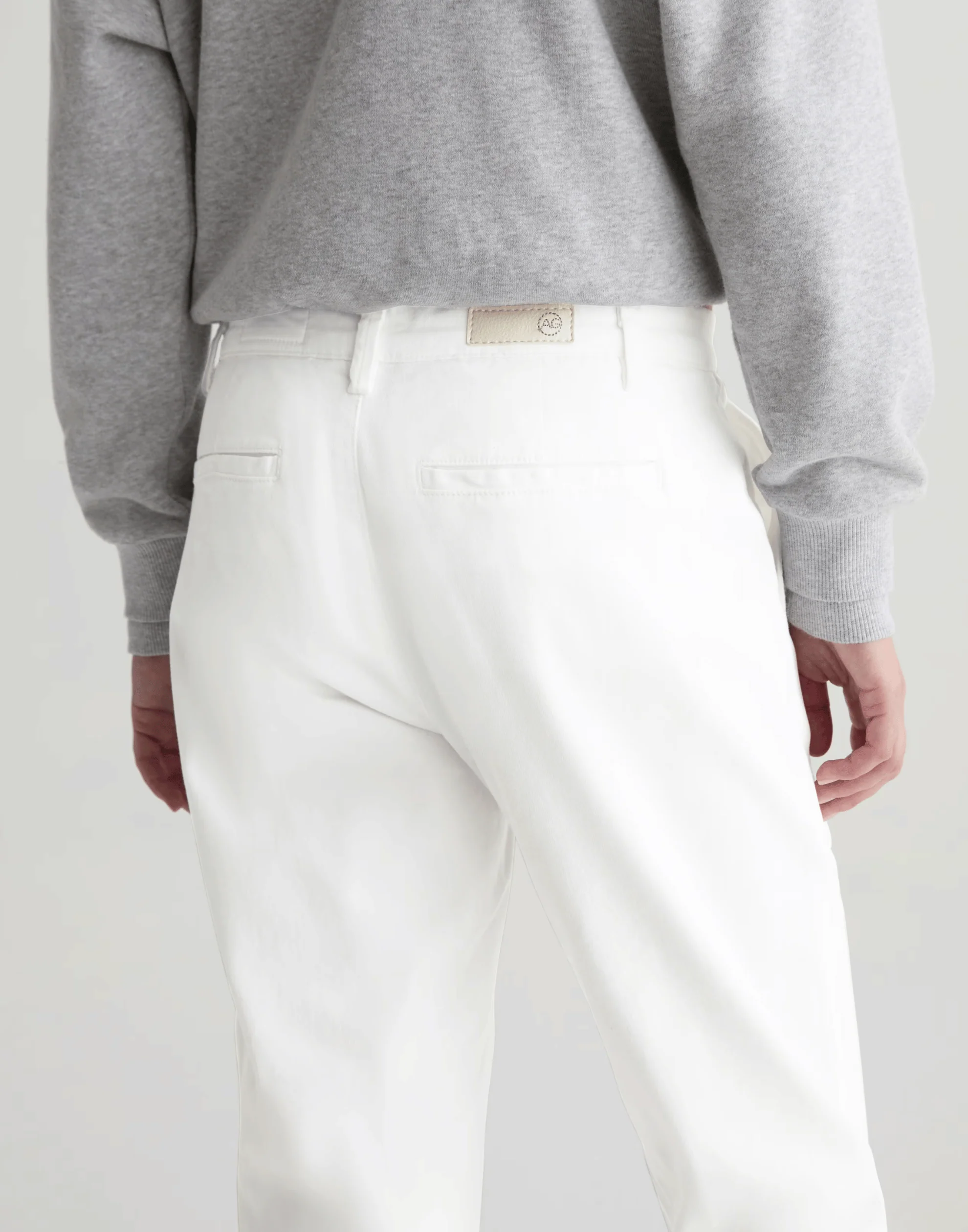 White Caden Trousers - Image 4