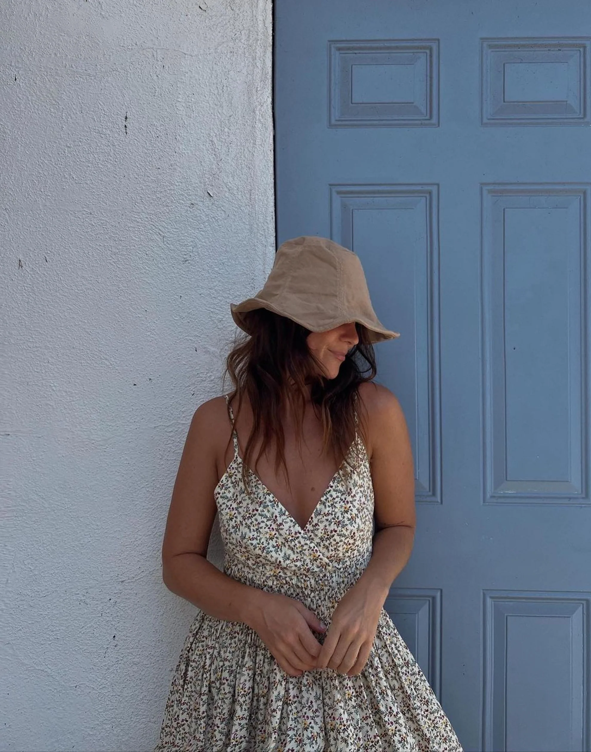 Hazelnut Cotton & Linen Everyday Hat - Image 4