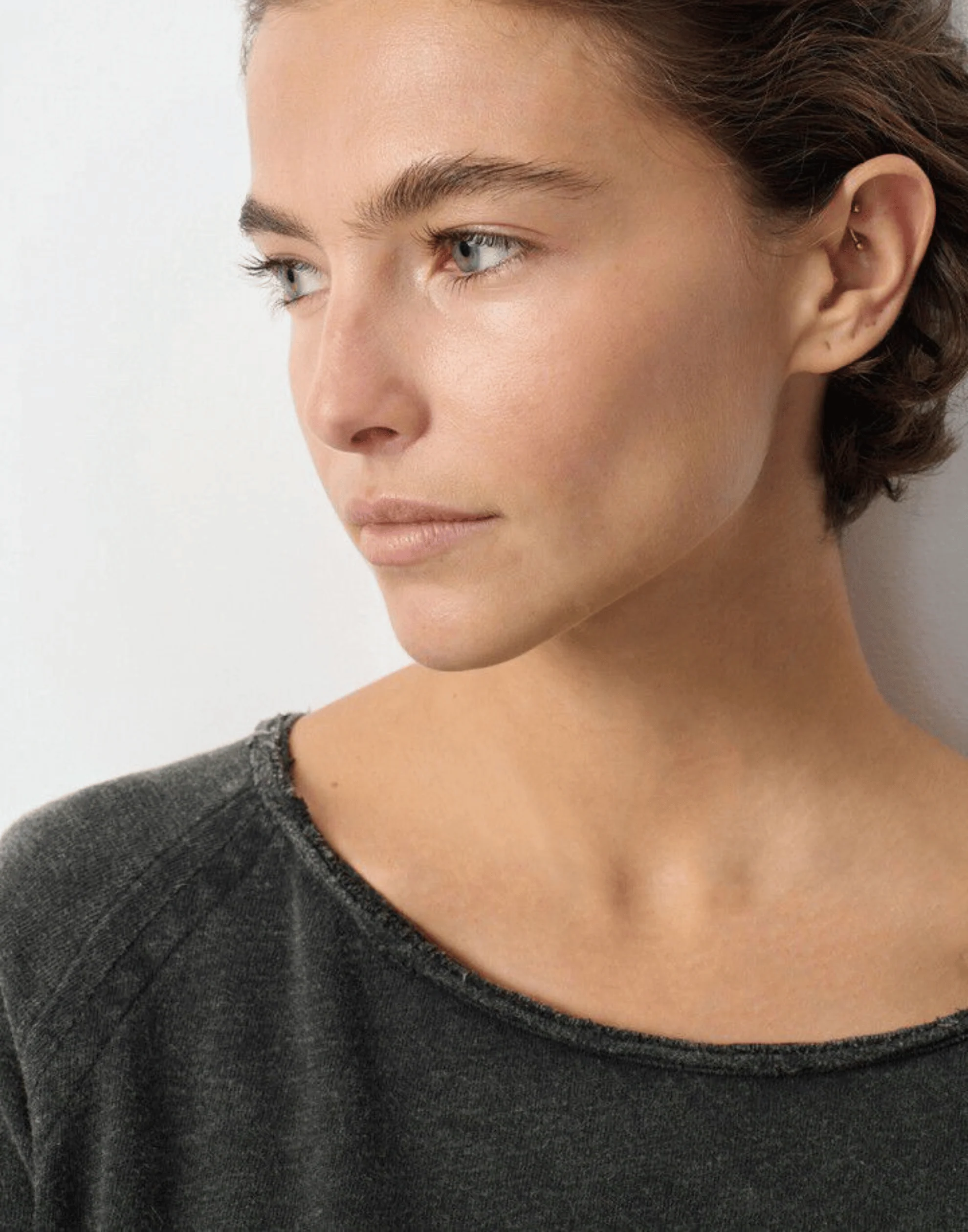 Black Cotton Sonoma Long Sleeve T-Shirt - Image 5