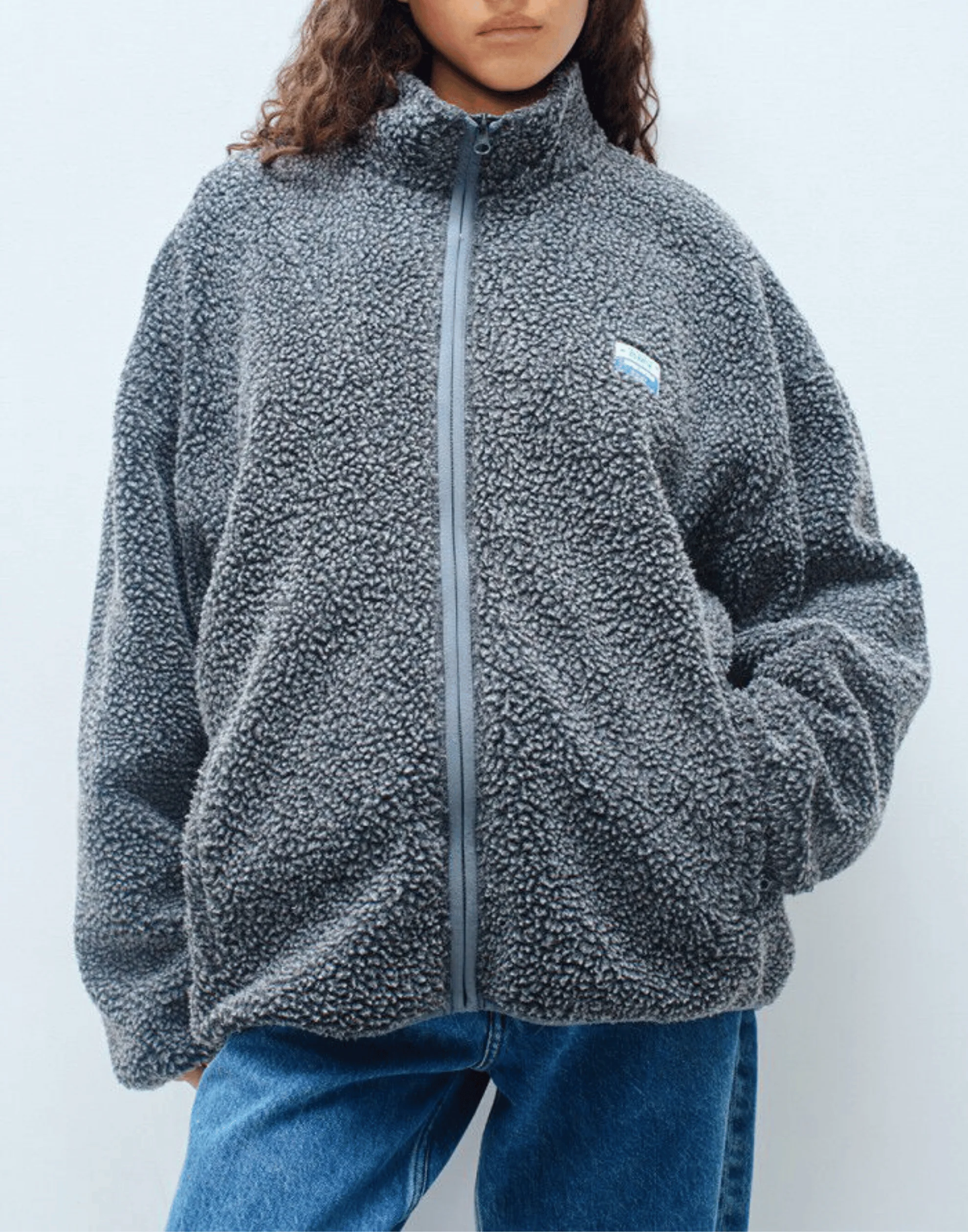 Charcoal Faux Shearling Hocktown Jacket - Image 4