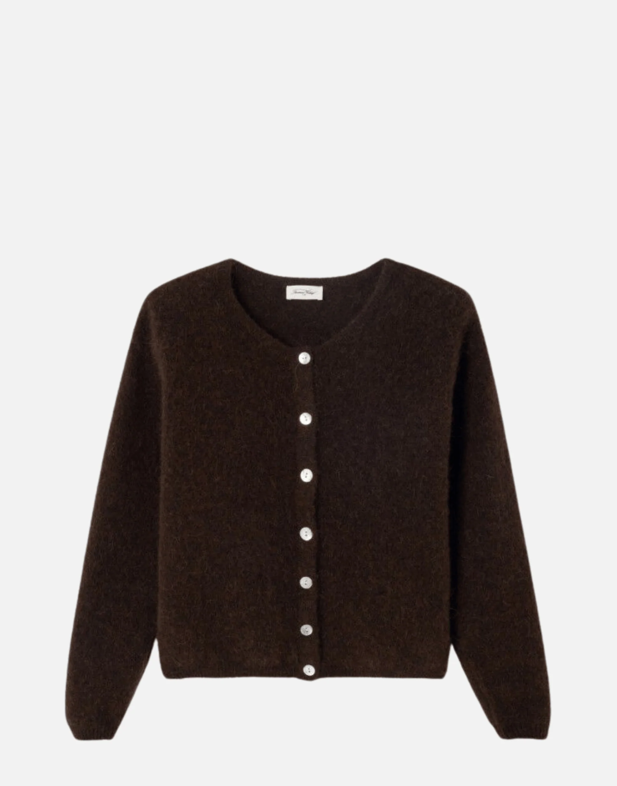 Coffee Brown Wool & Alpaca Vitow Cardigan