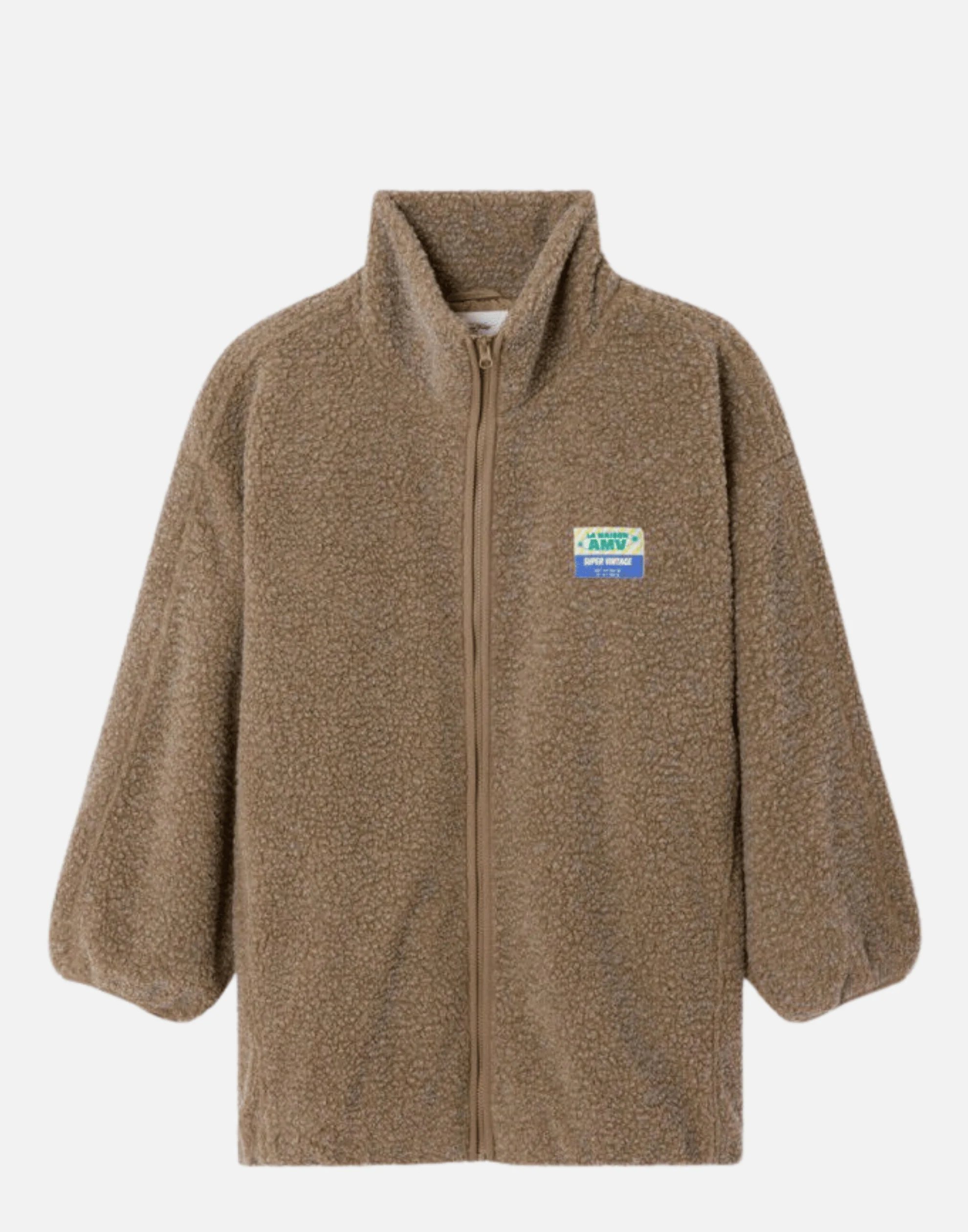 Nutmeg Faux Shearling Hocktown Coat