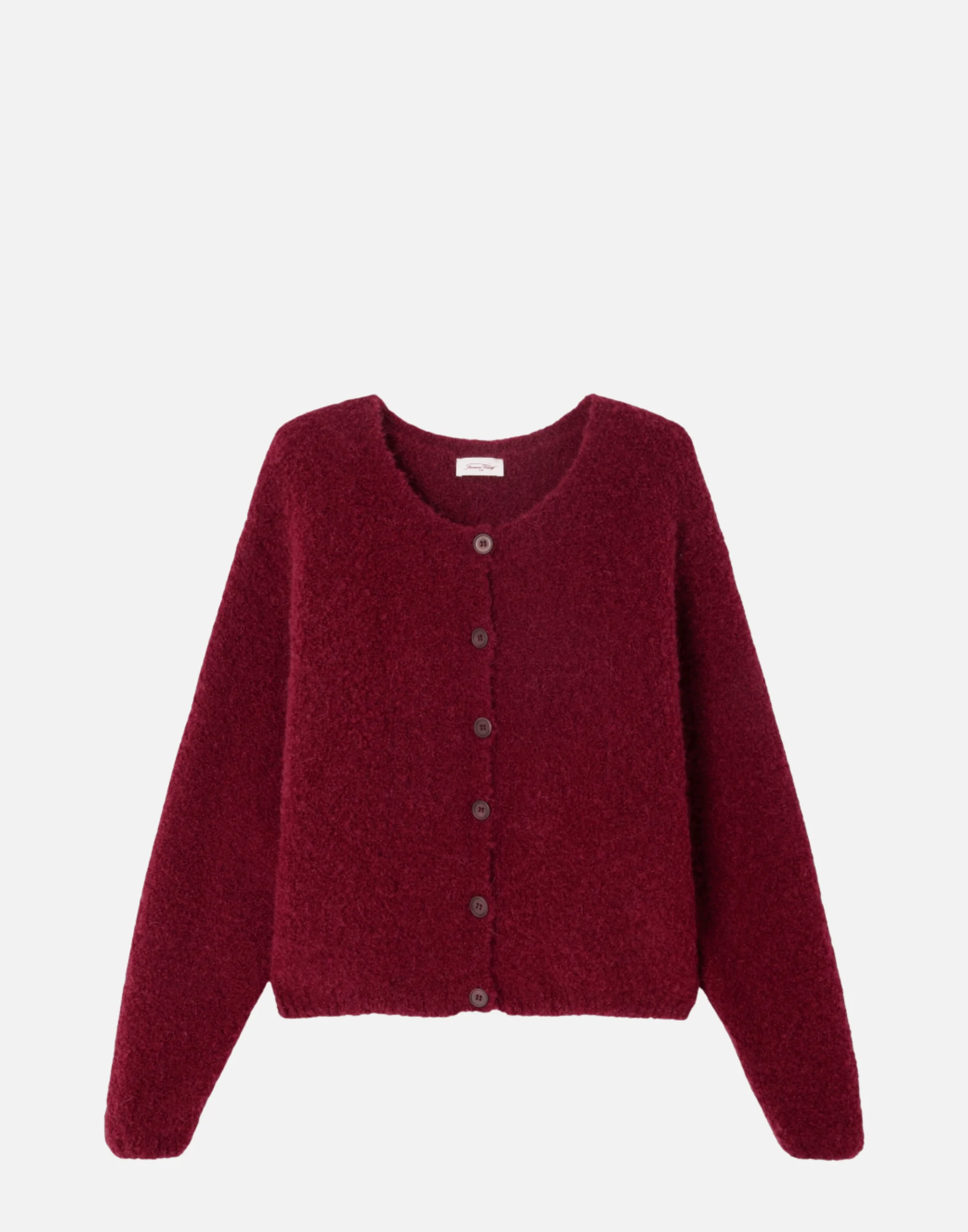 Pomegranate Wool Blend Zolly Cardigan
