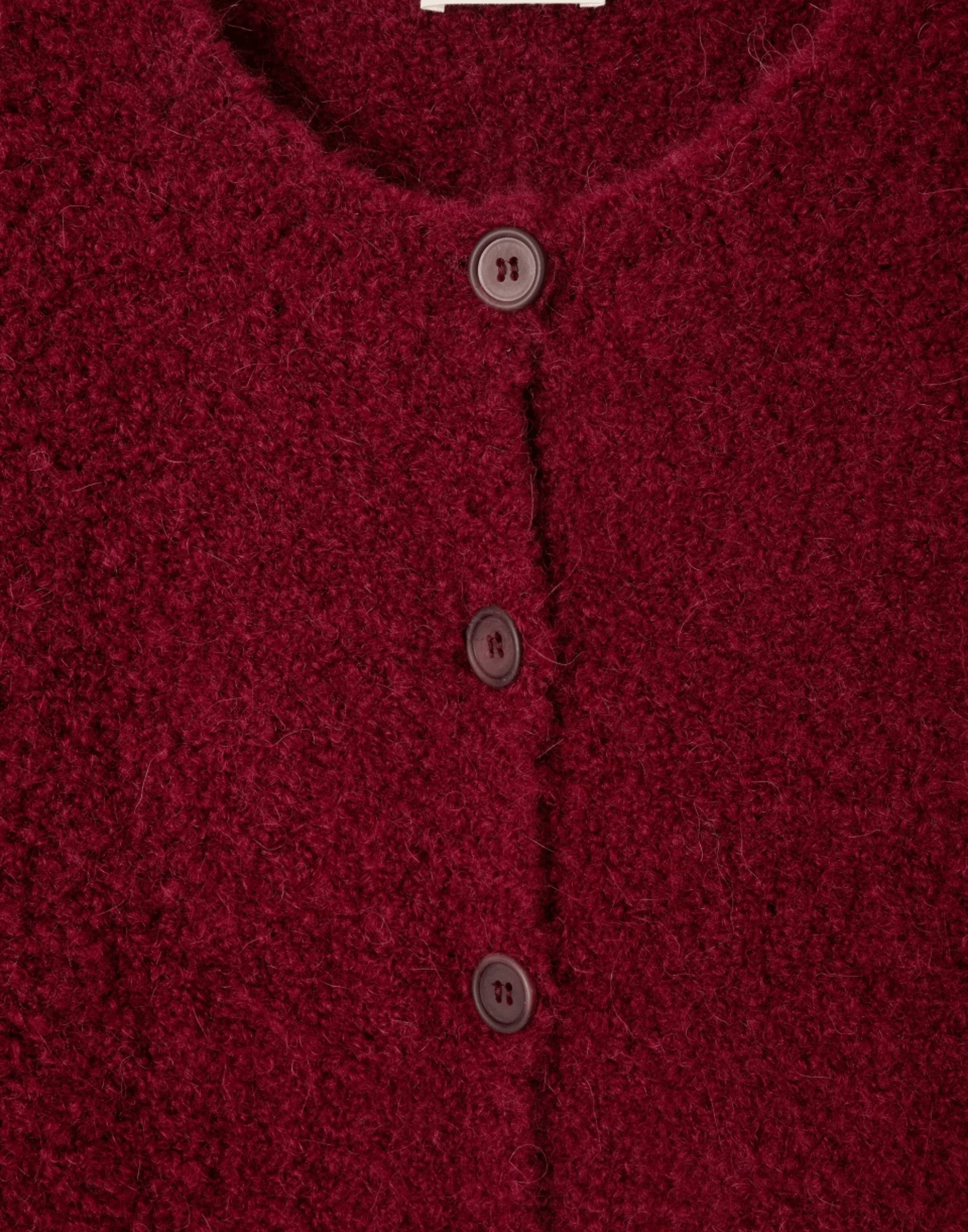 Pomegranate Wool Blend Zolly Cardigan - Image 6