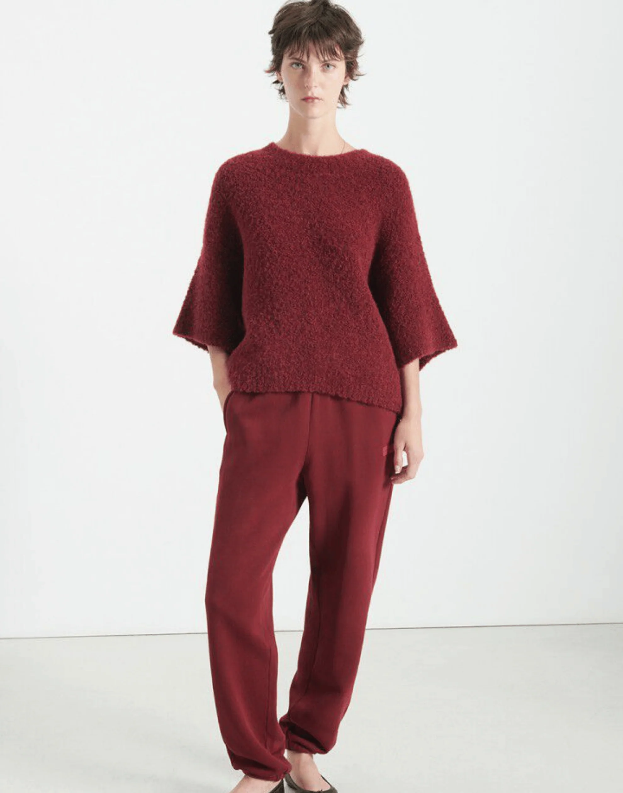 Pomegranate Wool Blend Zolly Pullover - Image 3