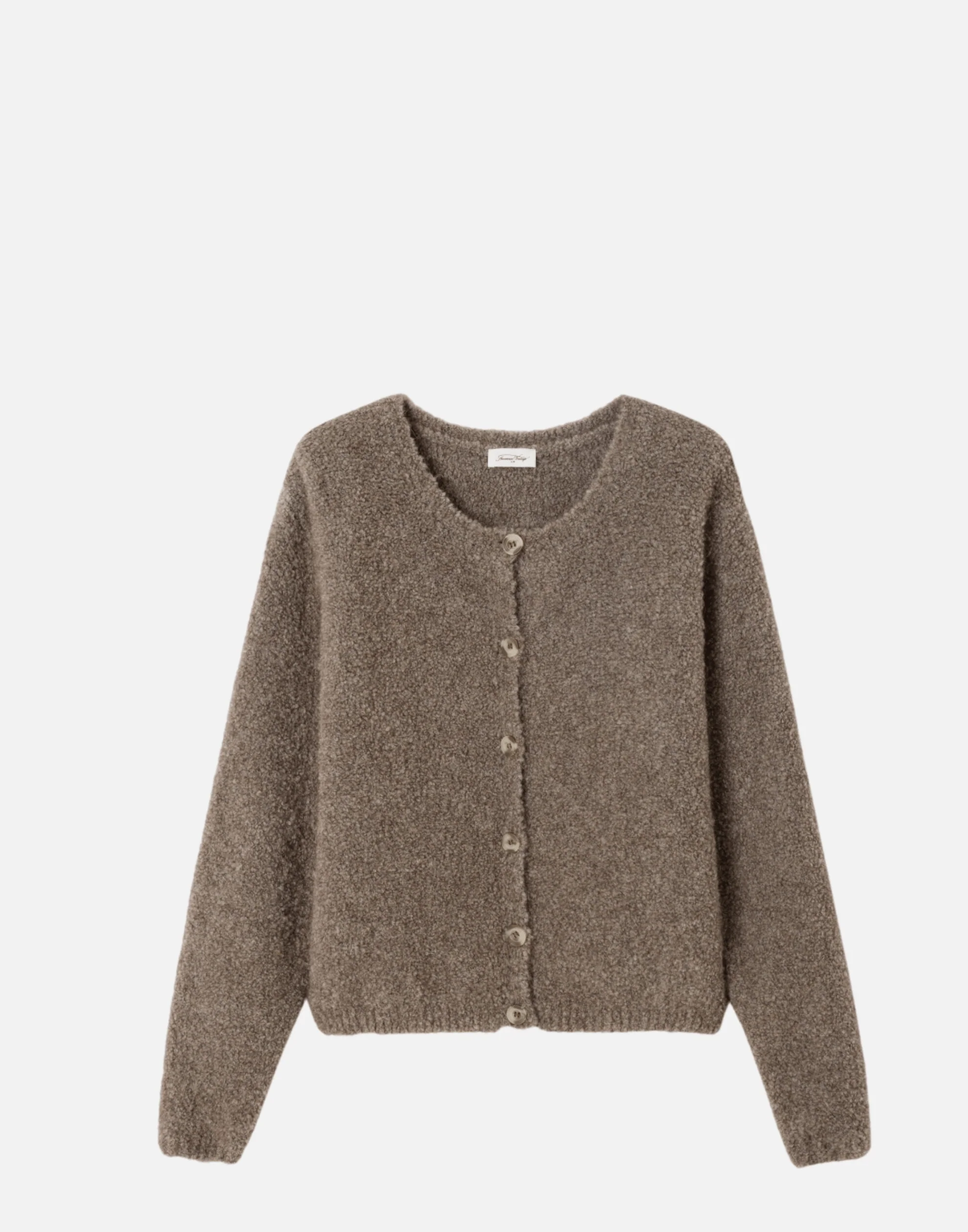 Taupe Wool Blend Zolly Cardigan