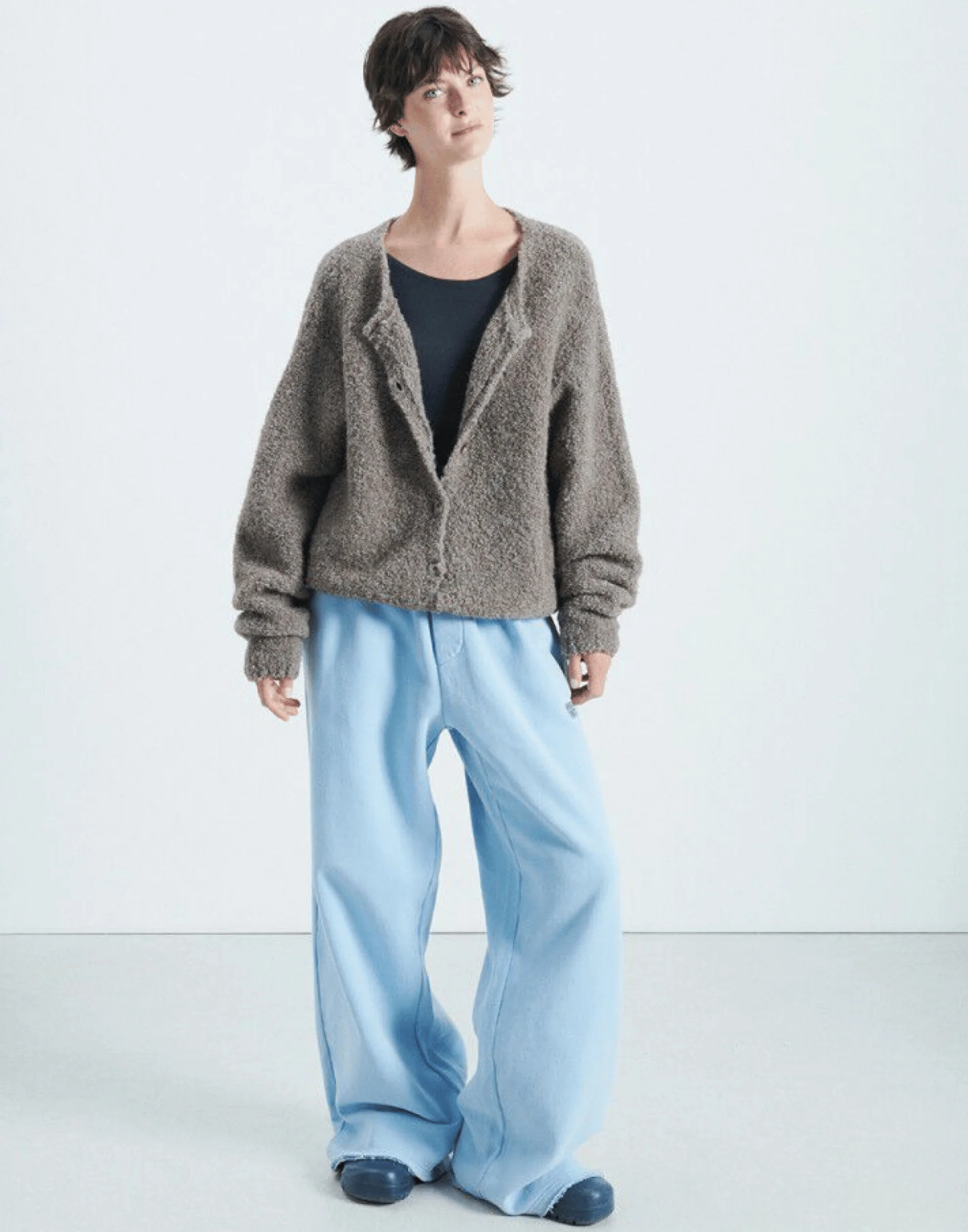 Taupe Wool Blend Zolly Cardigan - Image 2