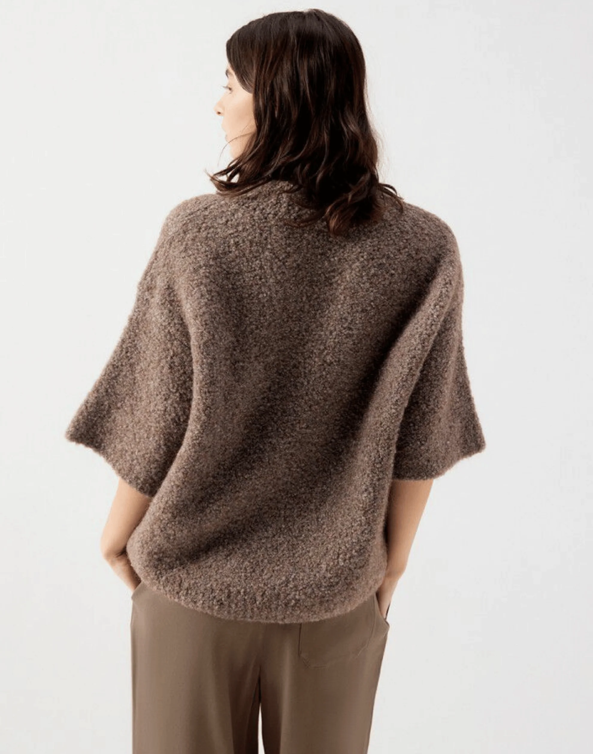 Taupe Wool Blend Zolly Pullover - Image 4