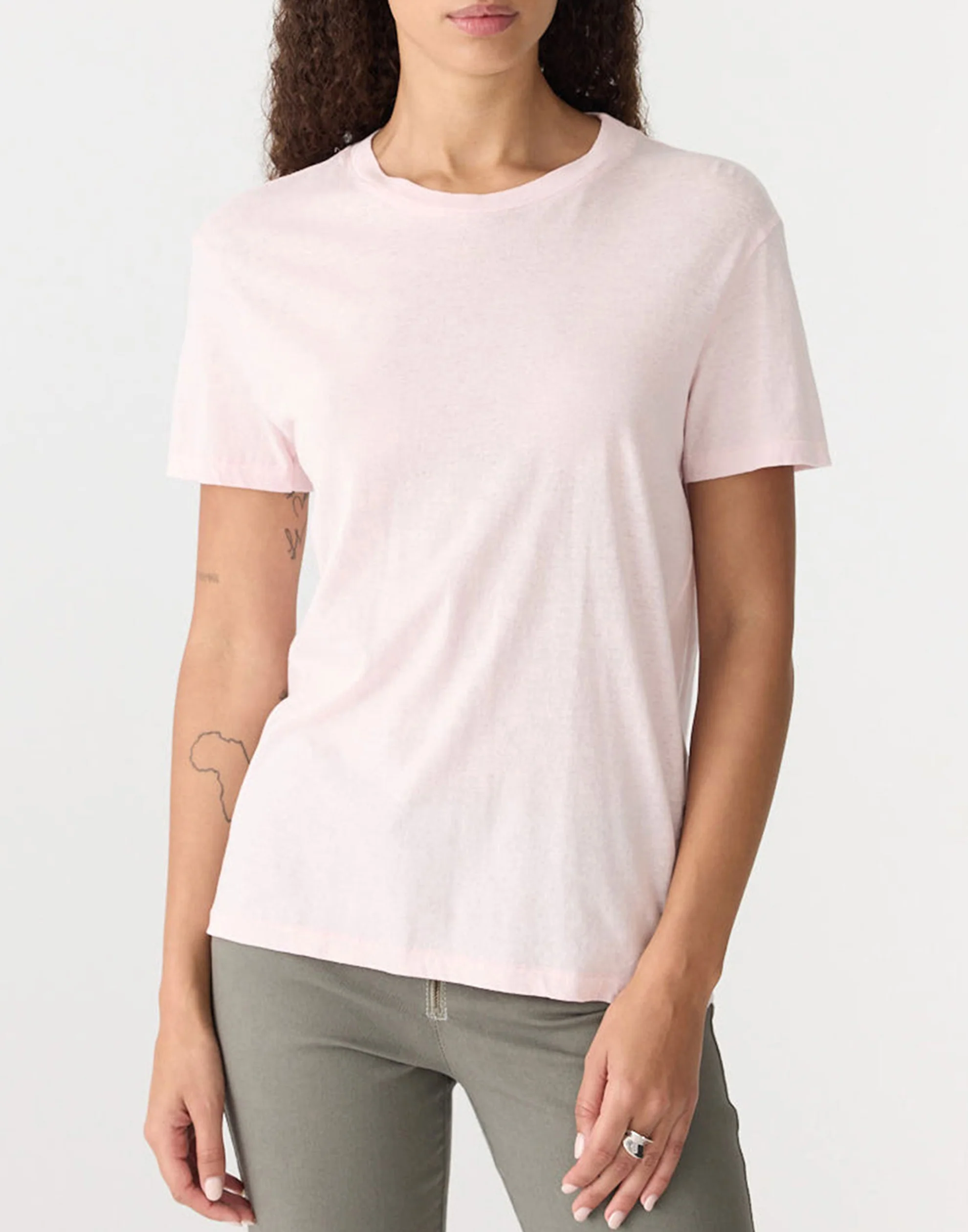 Powder Pink Cotton Classic T-Shirt