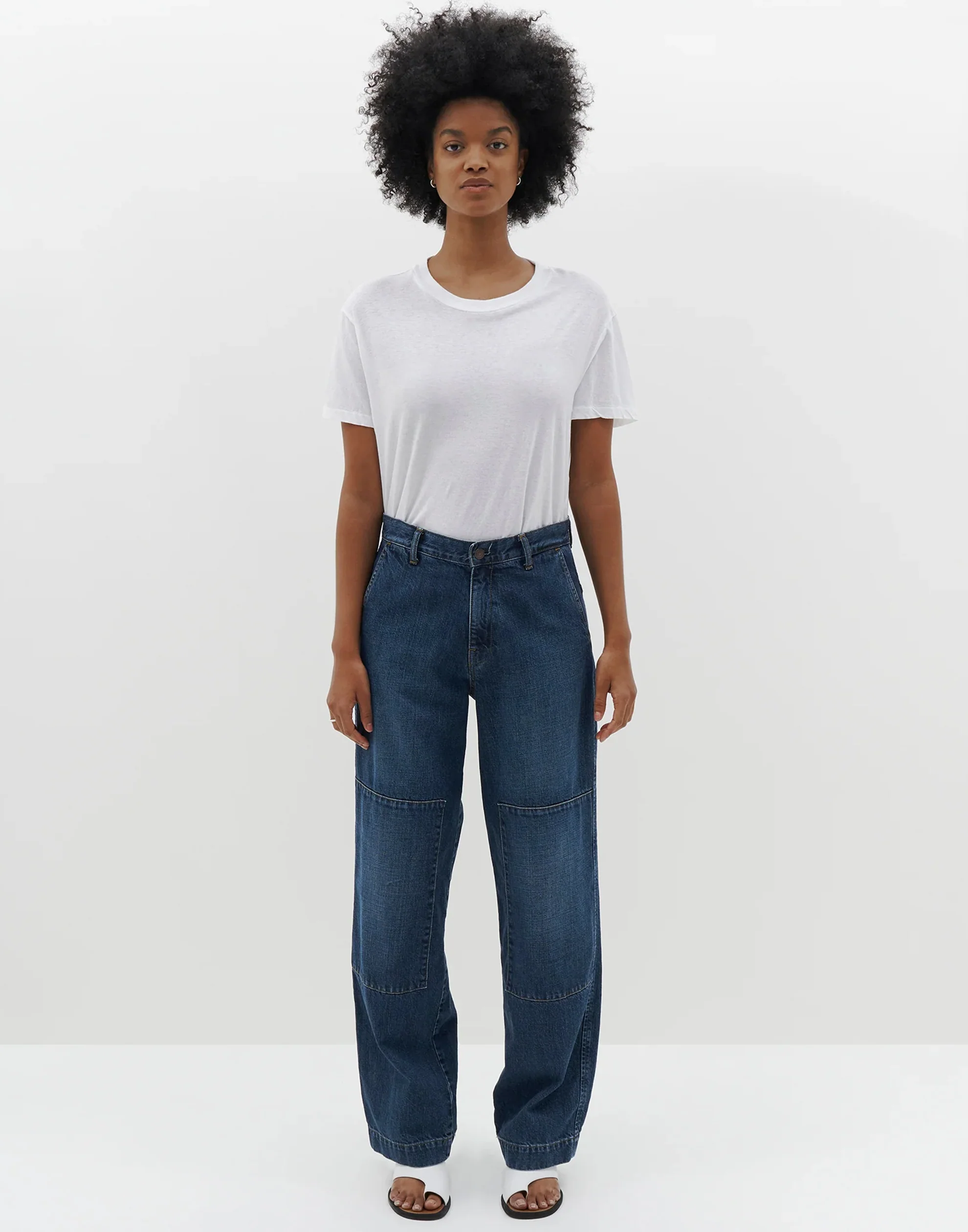 White Cotton Classic T-Shirt - Image 3