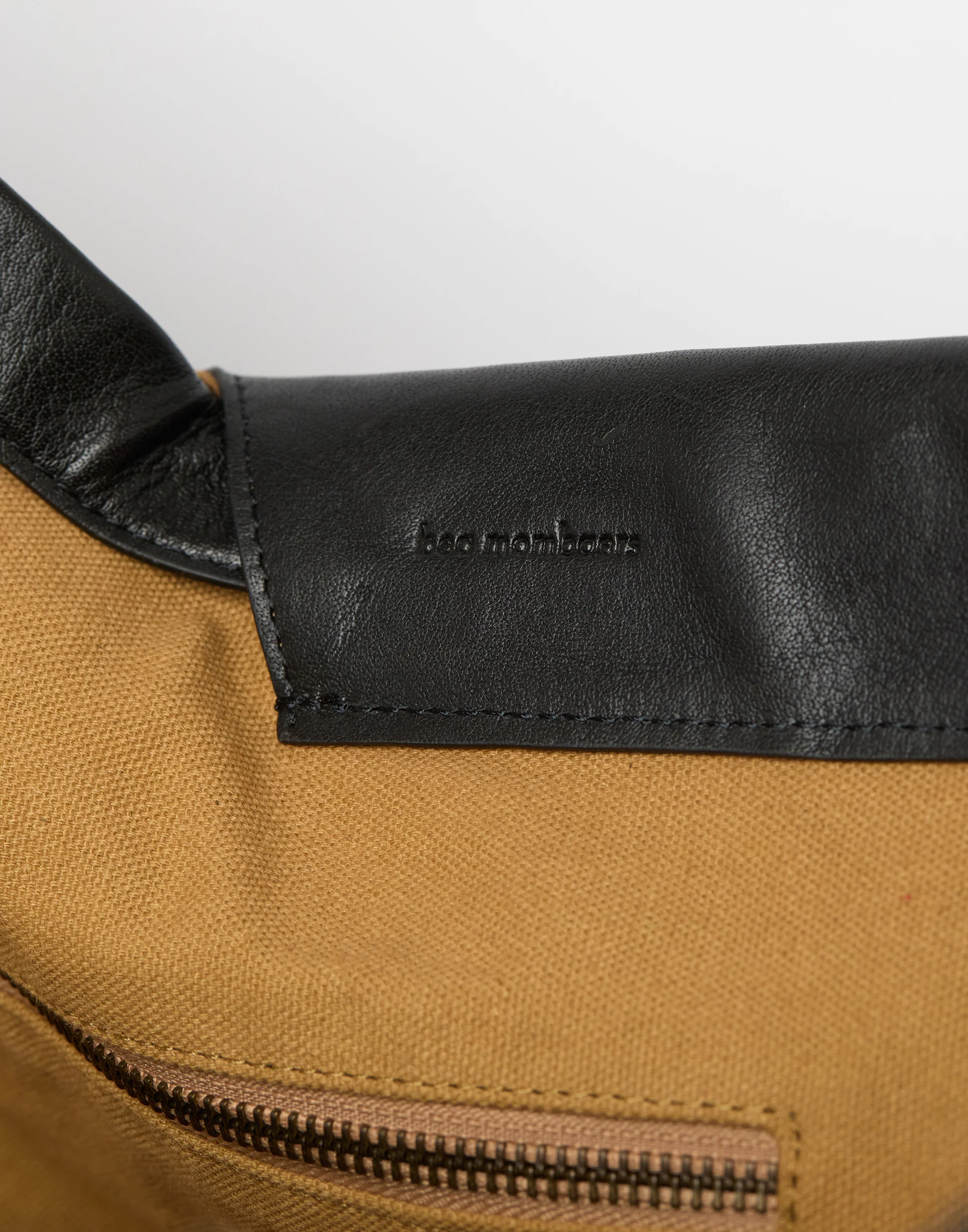 Black Leather Extra Large Shopper Bag - Image 6