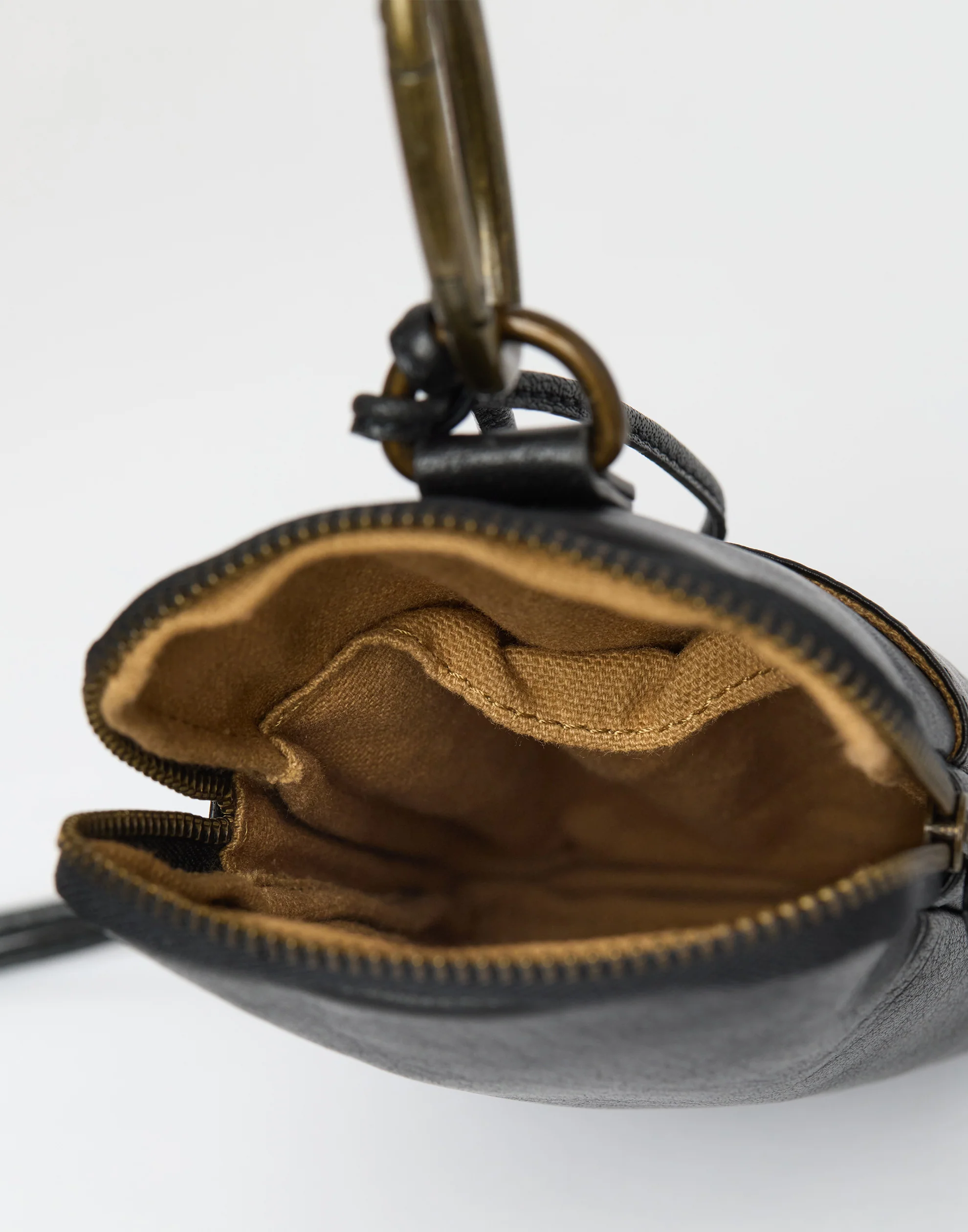 Black Leather Phone Pocket - Image 6