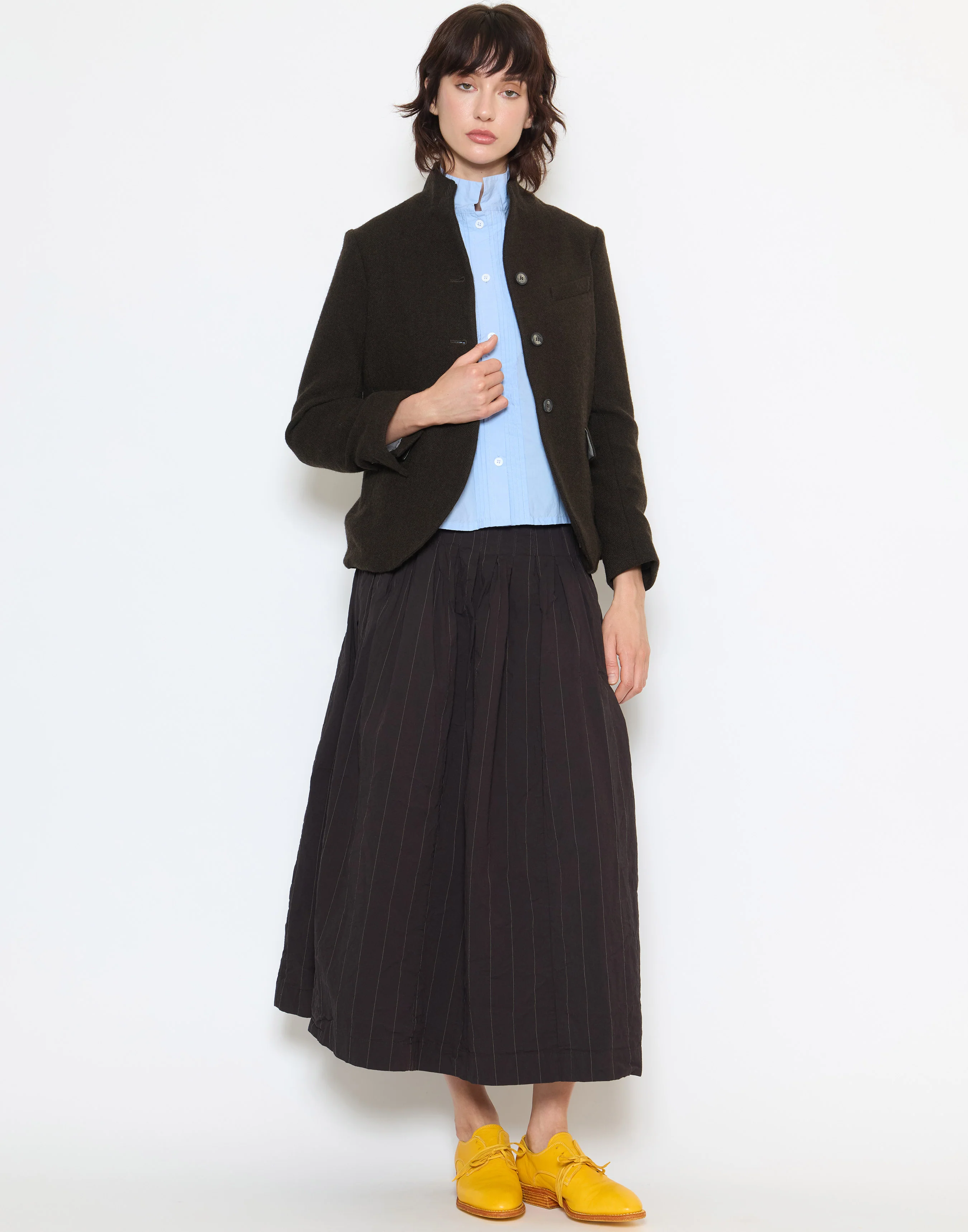 Bark Brown Wool Tyrol Jacket - Image 2