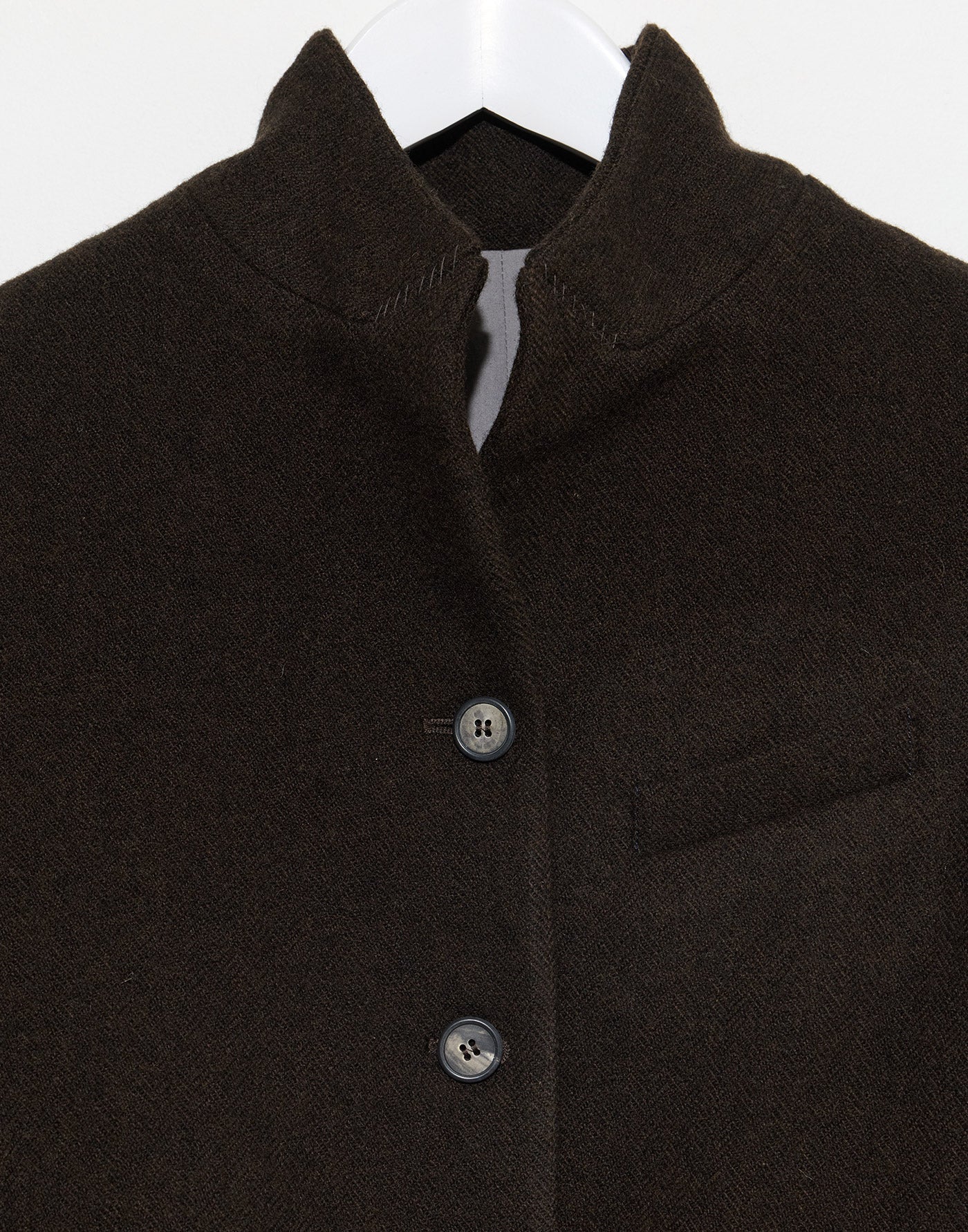 Bark Brown Wool Tyrol Jacket - Image 8