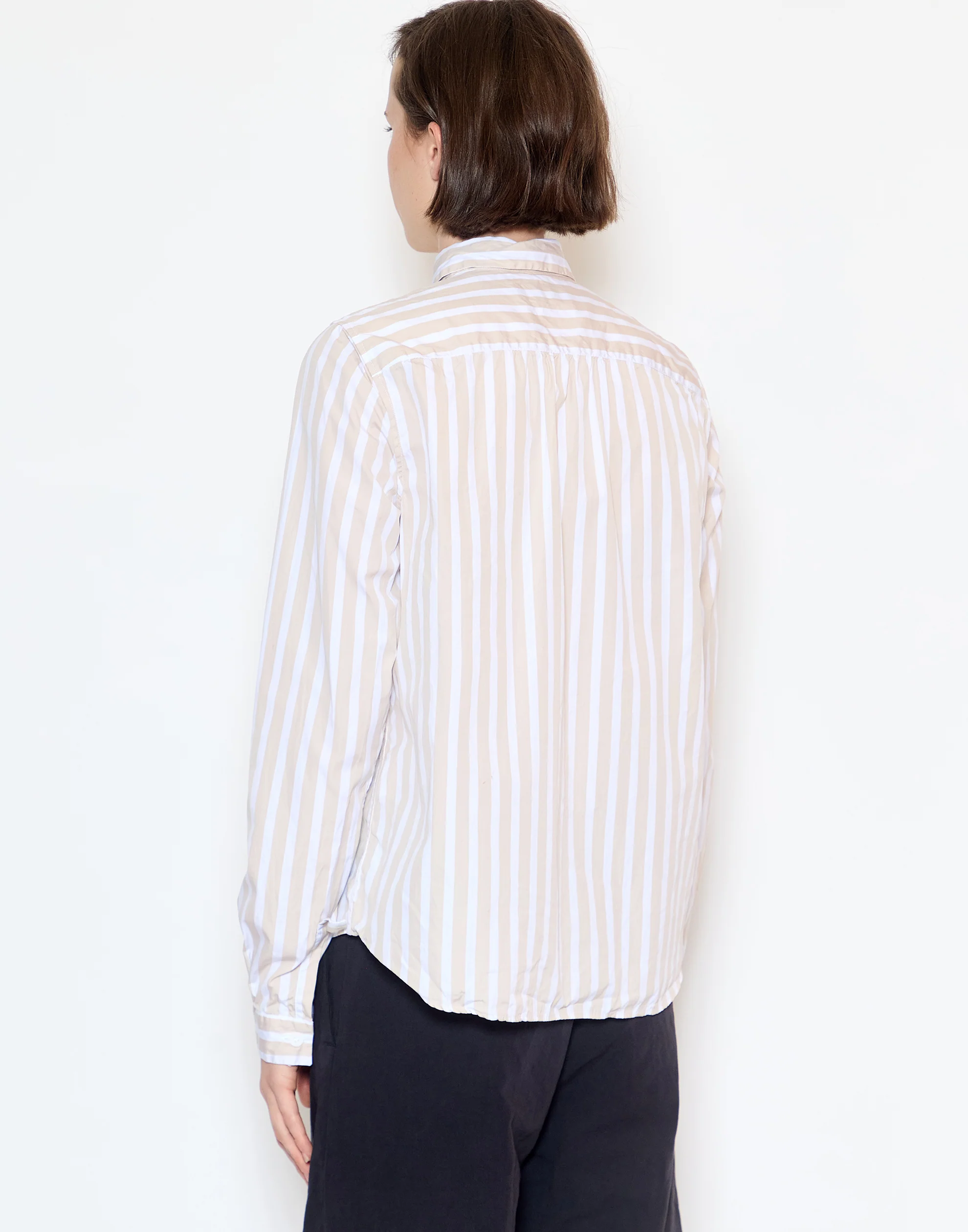 Sandy Stripe Cotton Tyrol Shirt - Image 4