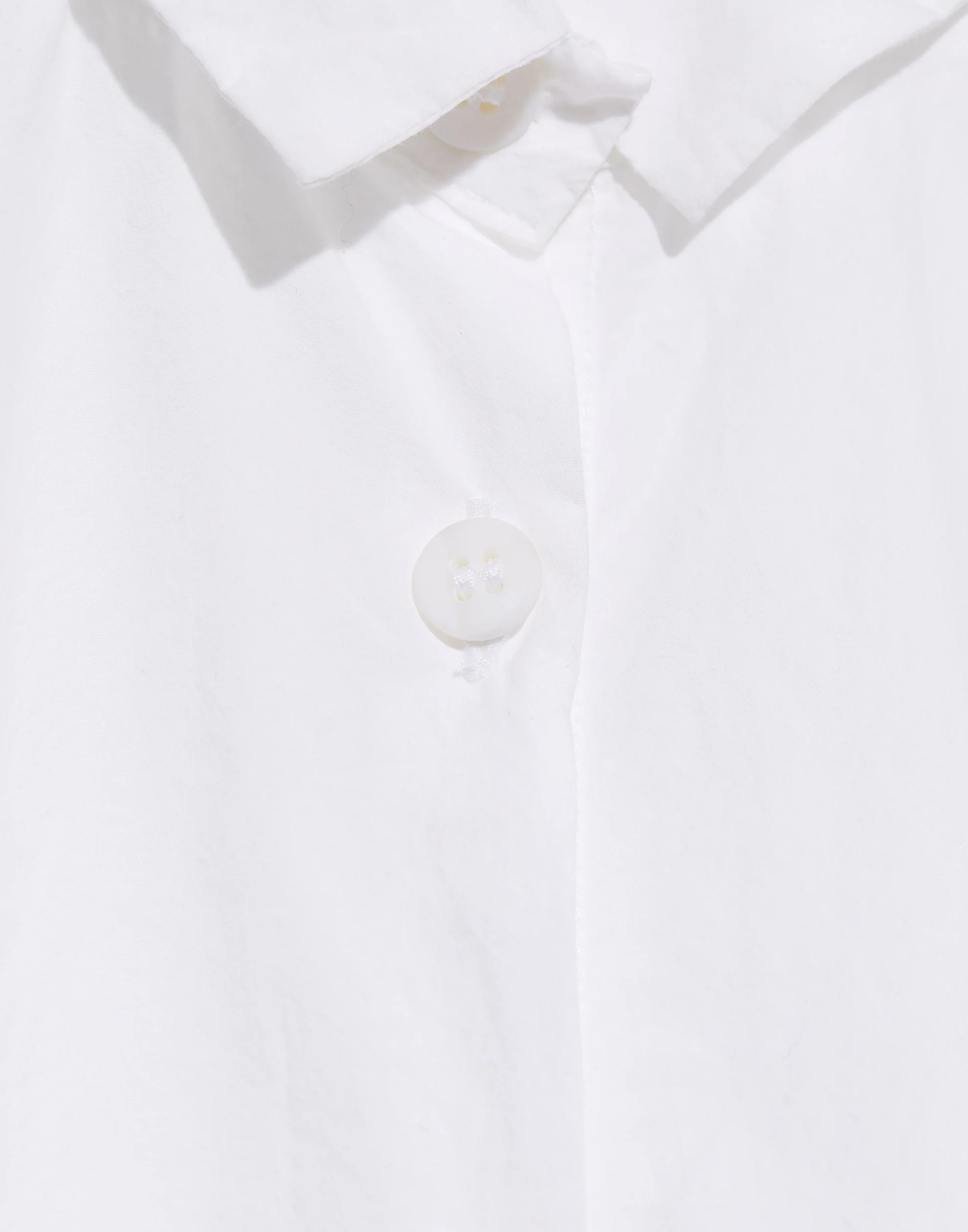 White Cotton Tyrol Shirt - Image 3
