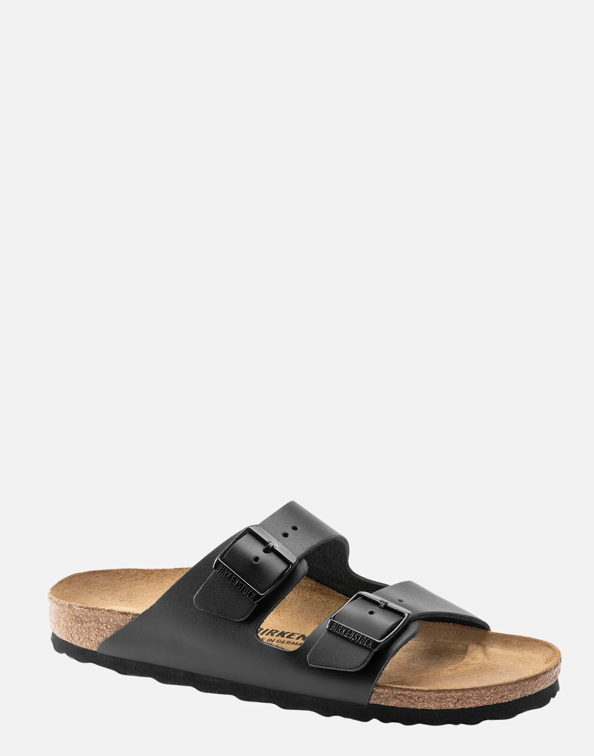 Regular Black Smooth Leather Arizona Sandals - Image 5