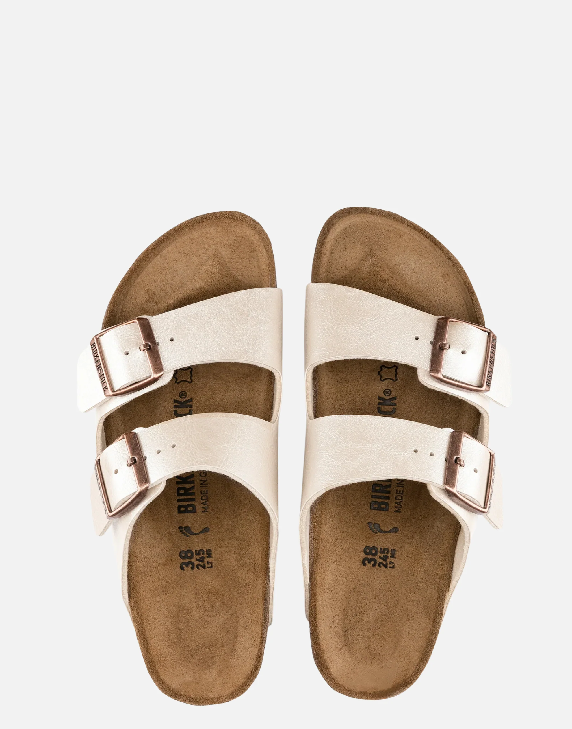 Regular Graceful Pearl Birko-Flor Arizona Sandals - Image 2