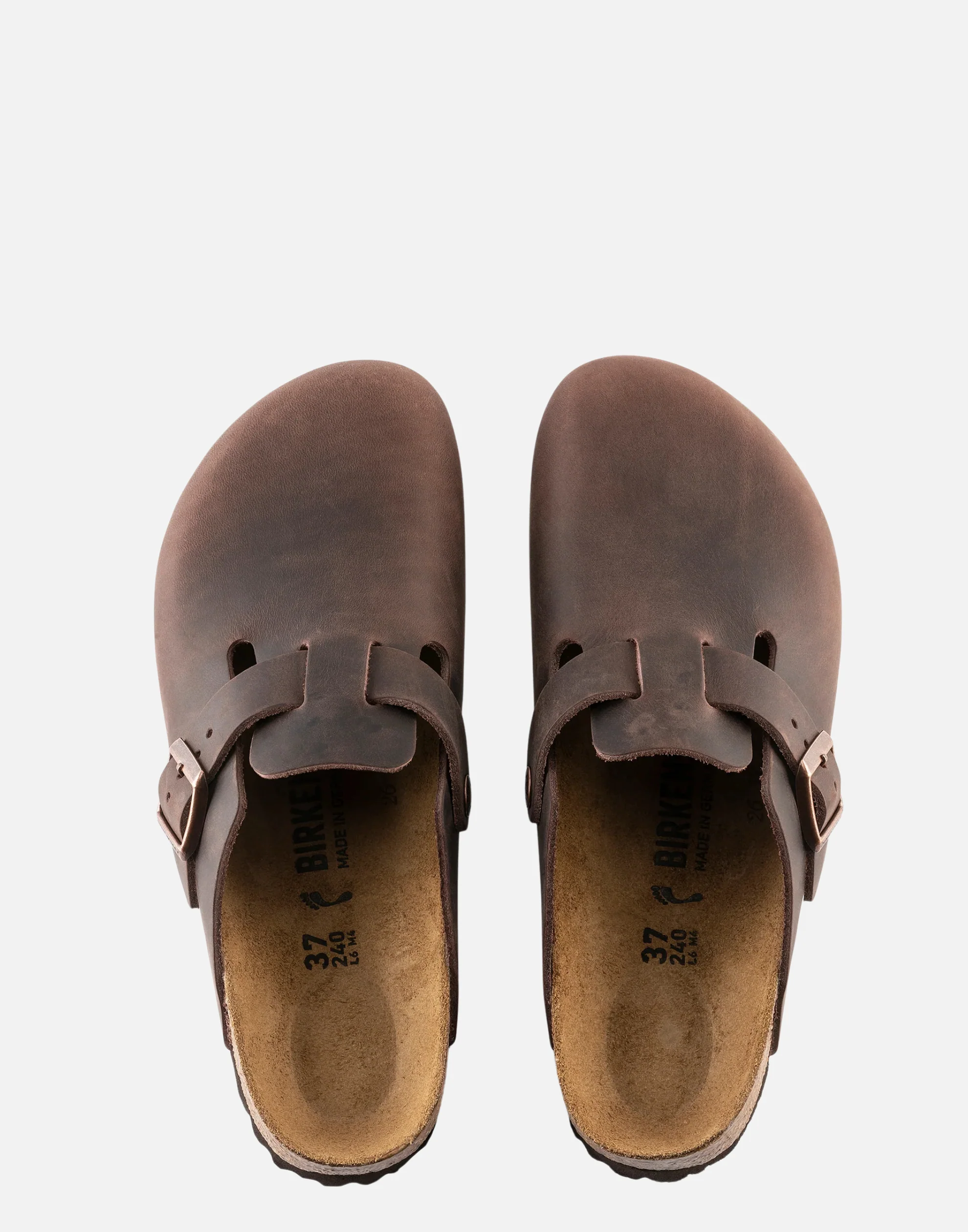 Regular Habana Oiled Leather Boston Slides - Image 4