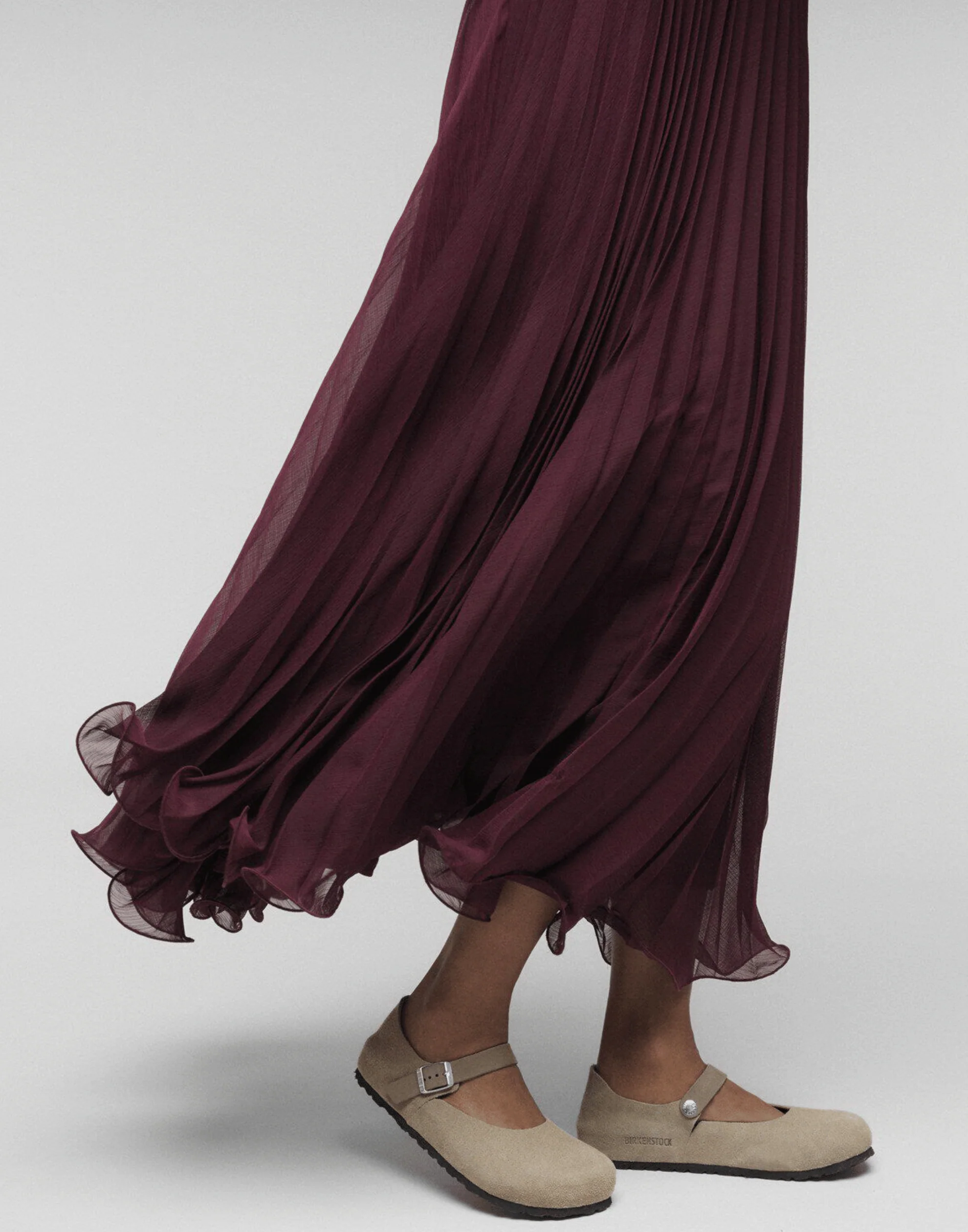 Regular Taupe Suede Leather Mantova Shoes - Image 2