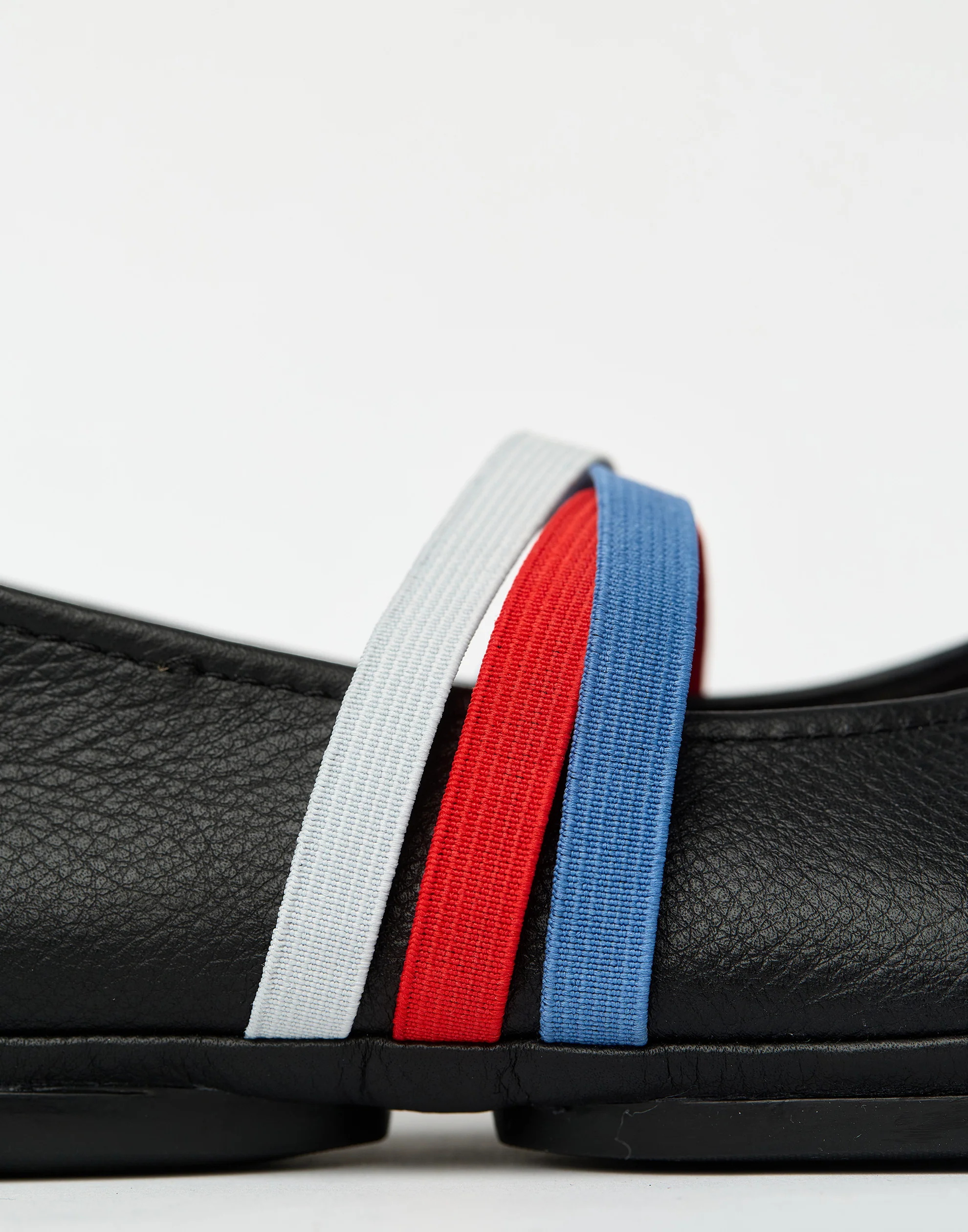 Black Leather ‘Twins’ Ballerinas - Image 5