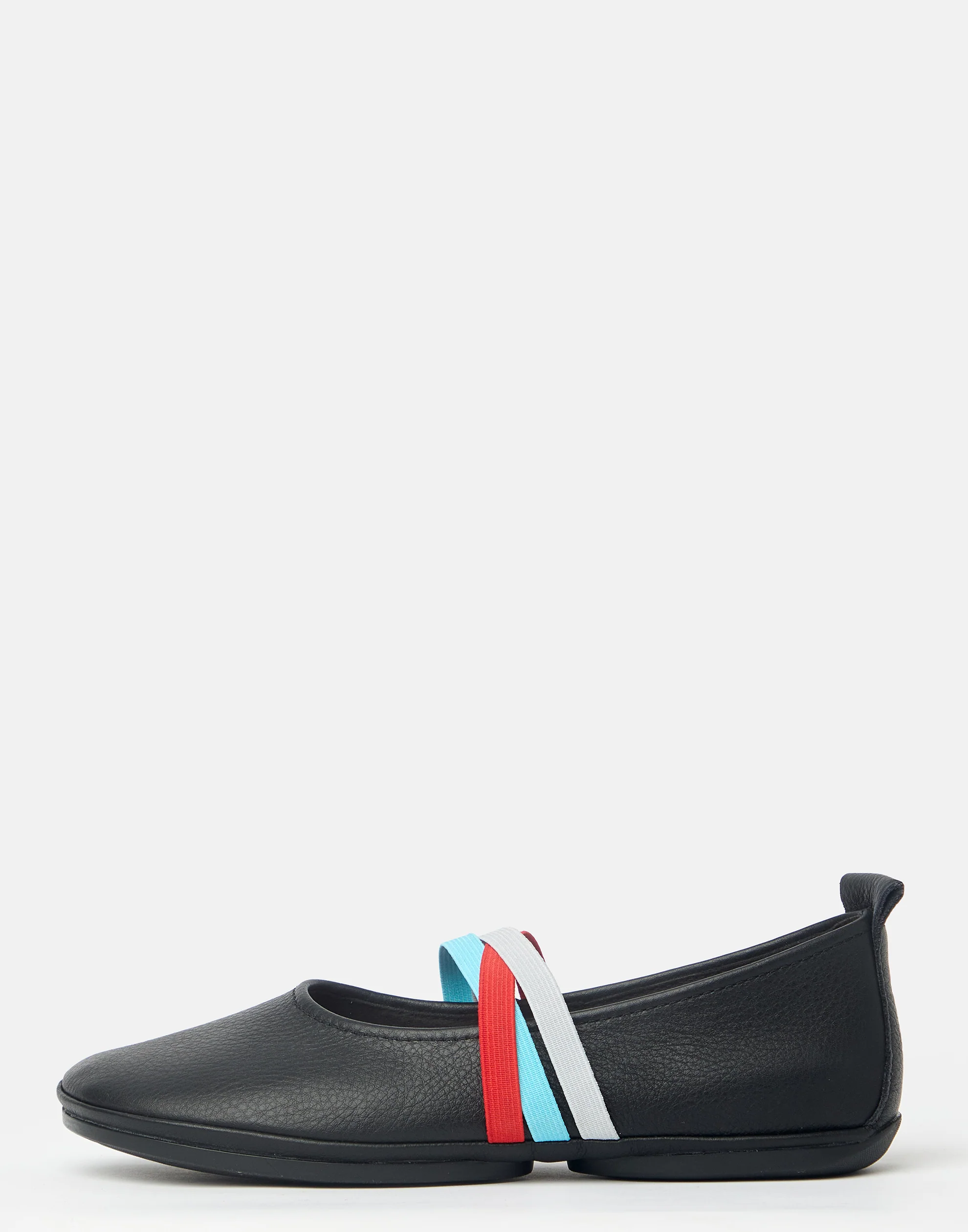 Black Leather ‘Twins’ Ballerinas - Image 6