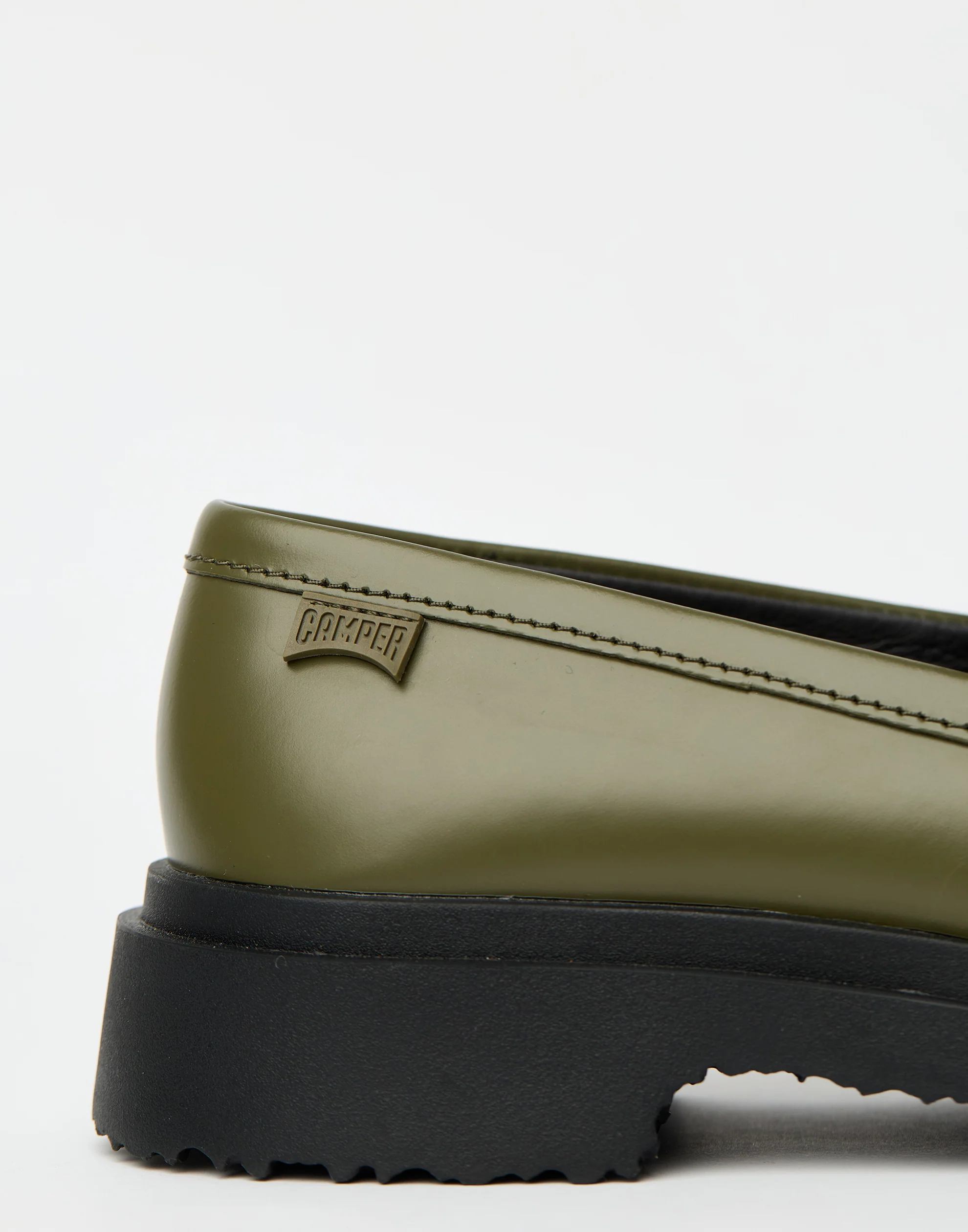 Multicolour Leather Twins Loafers - Image 4