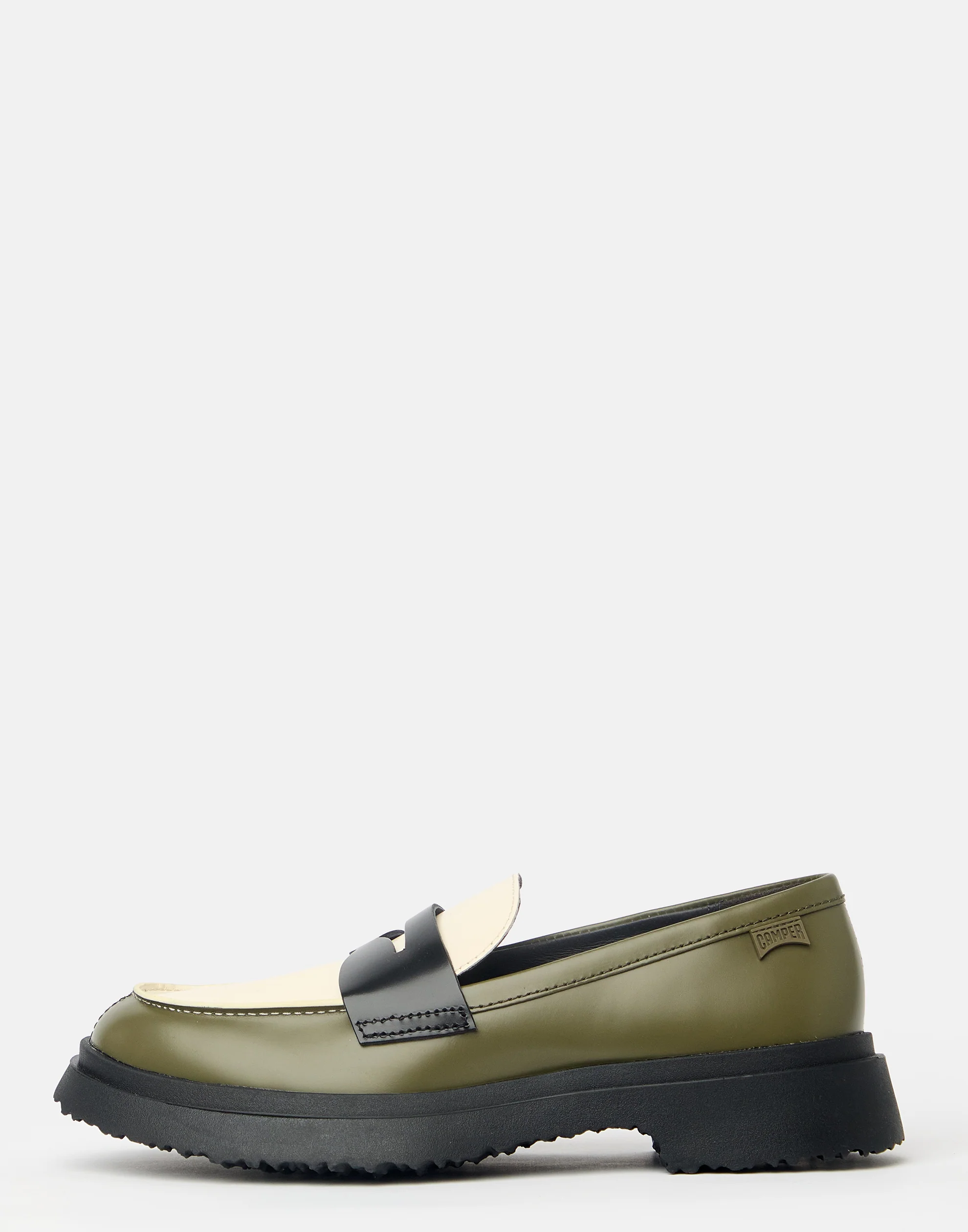 Multicolour Leather Twins Loafers - Image 7
