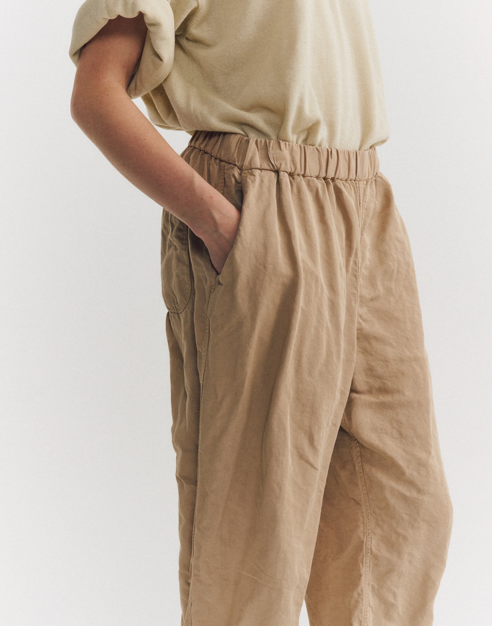 Jute Linen Blend Fabi Pants - Image 3