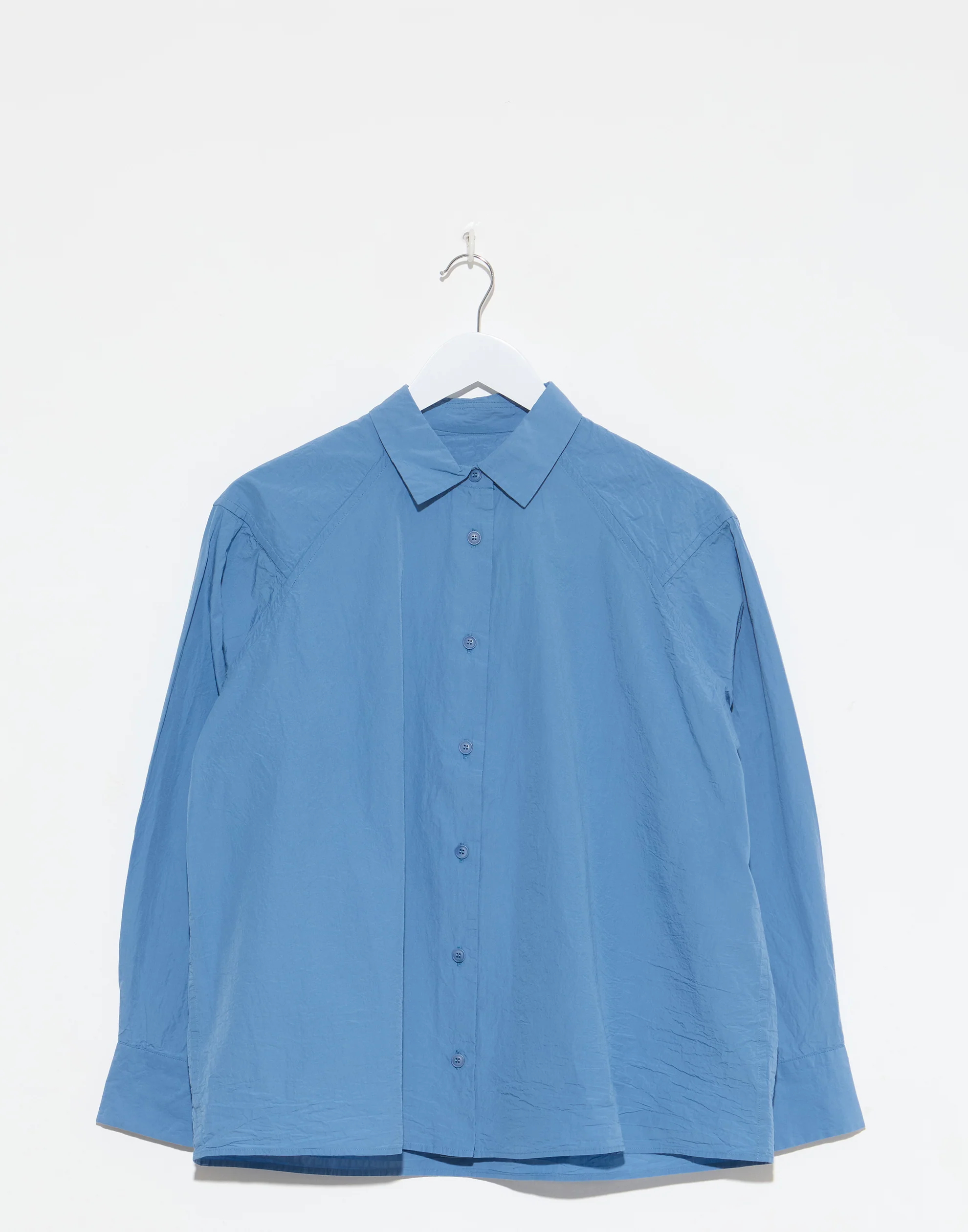 Light Blue Cotton Drays Travail Shirt