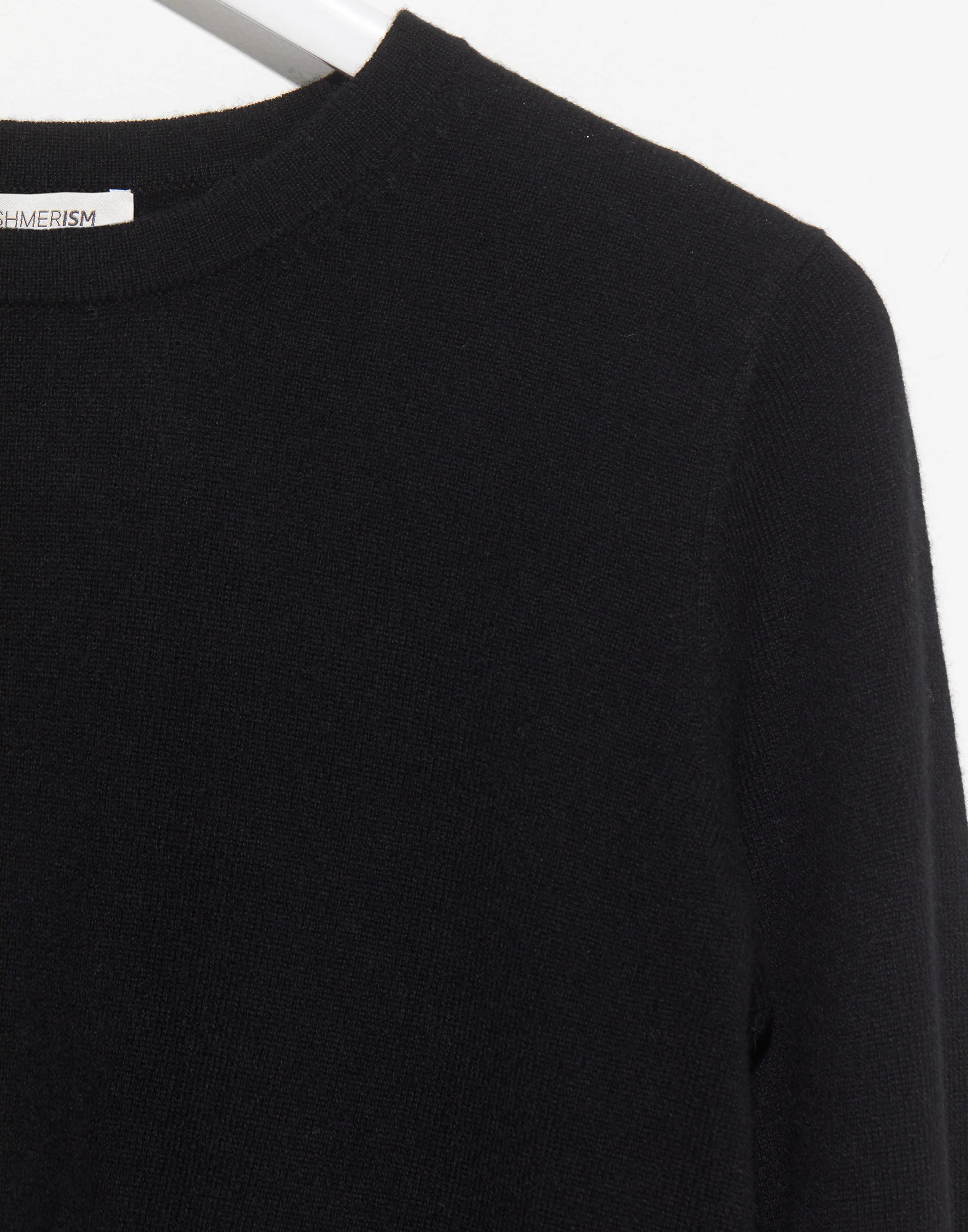 Black Cashmere Essential Pullover - Image 5