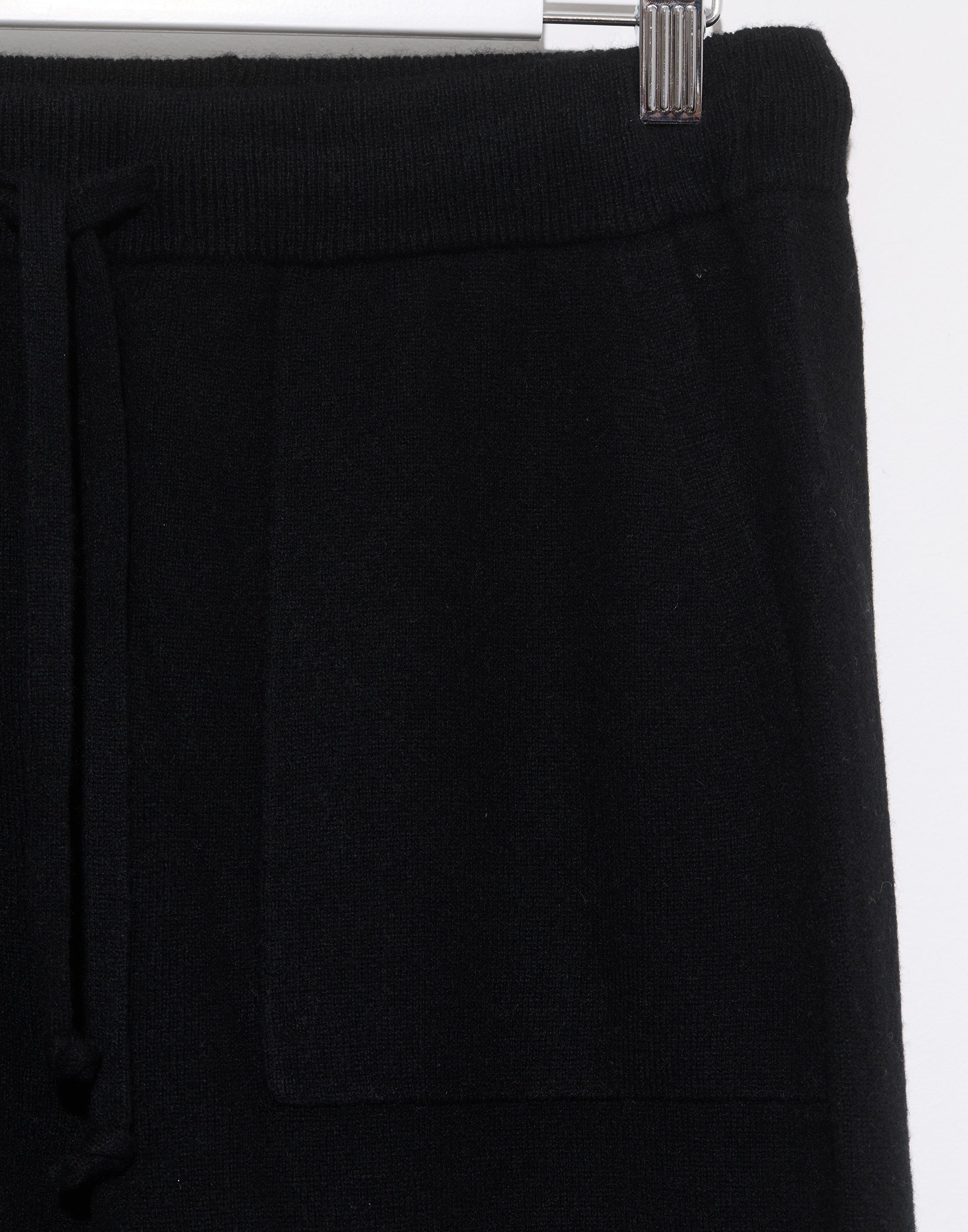Black Cashmere Pocketed Pants - Image 2