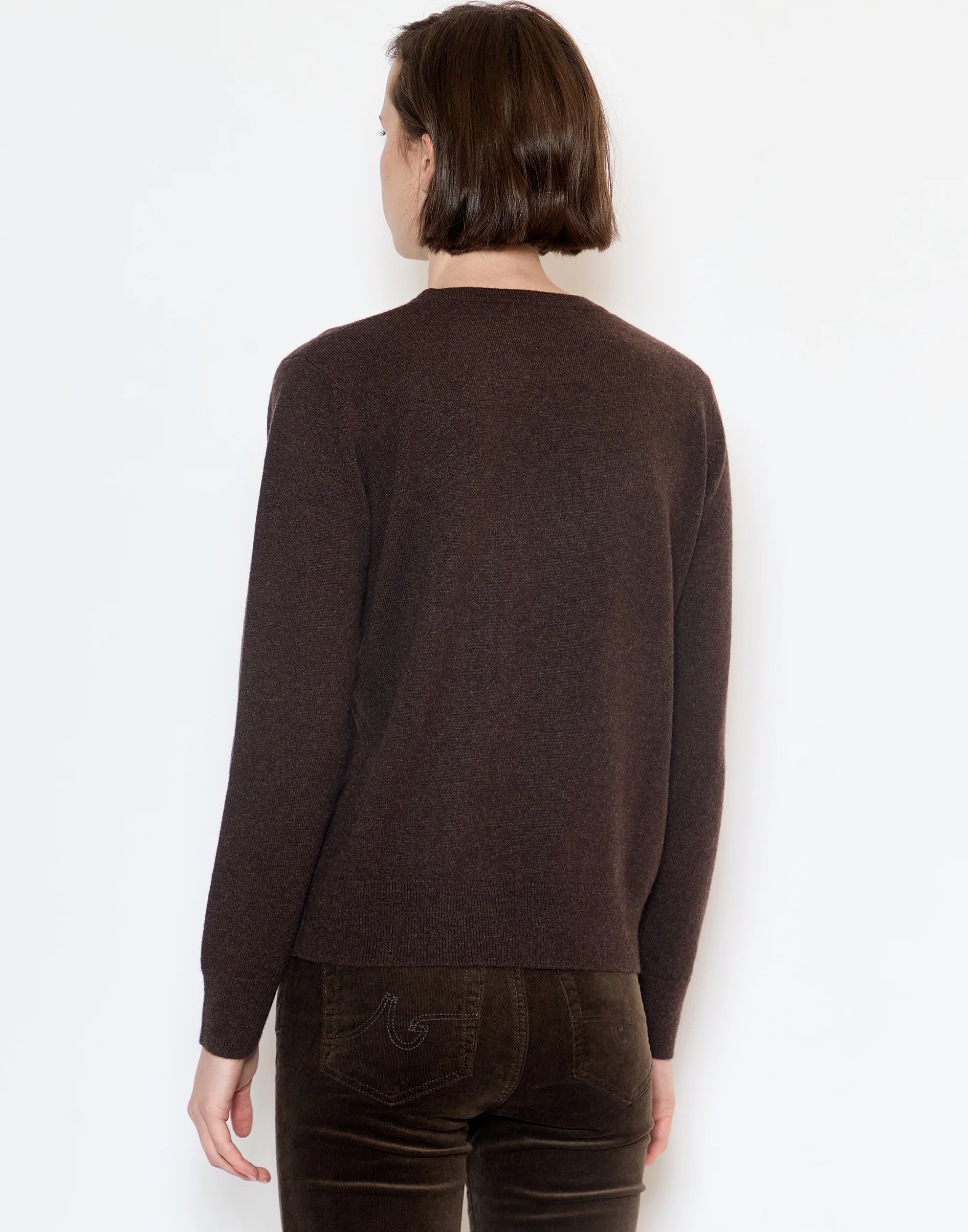 Chocolate Cashmere Essential Pullover - Image 3