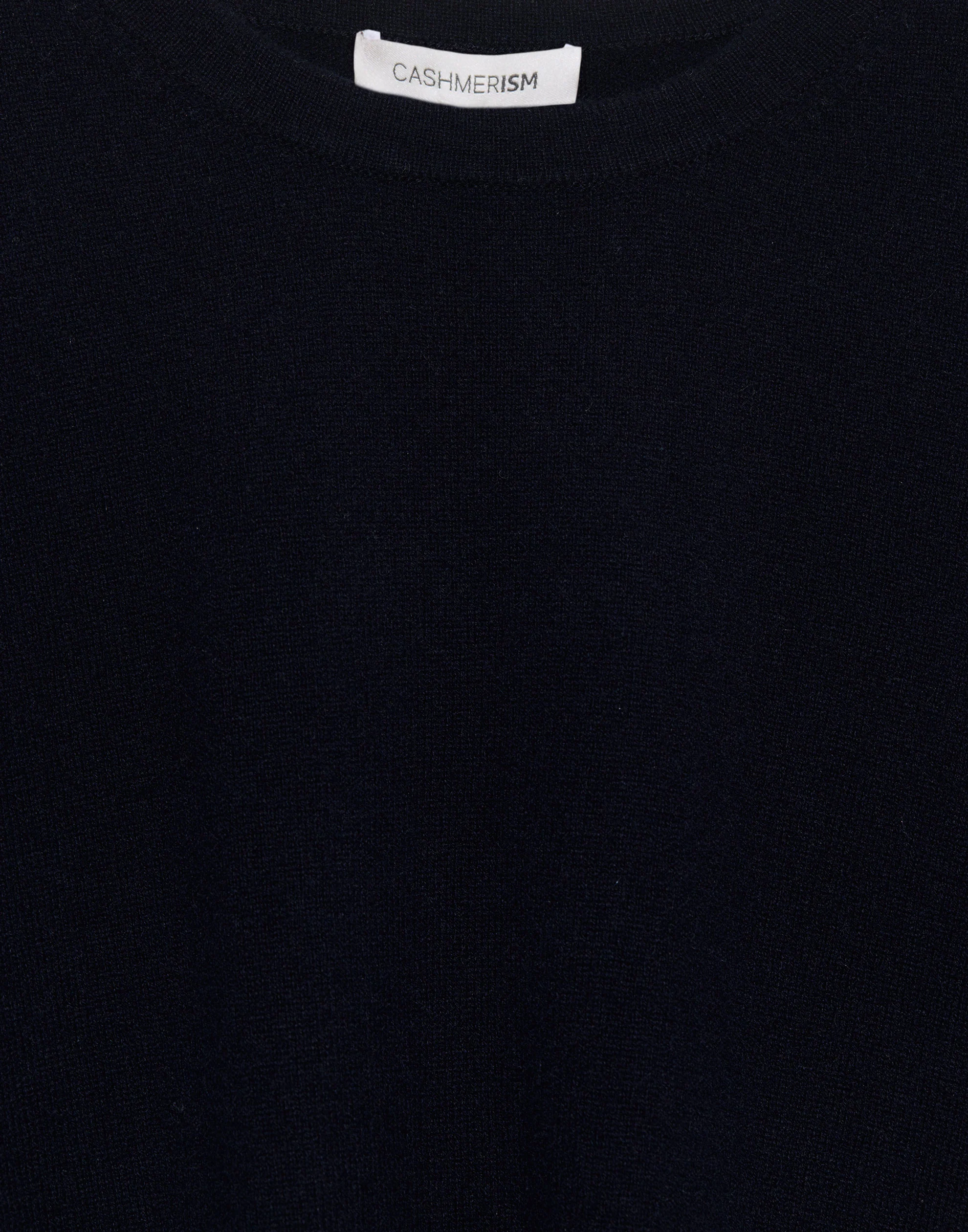 Navy Cashmere Essential Pullover - Image 2