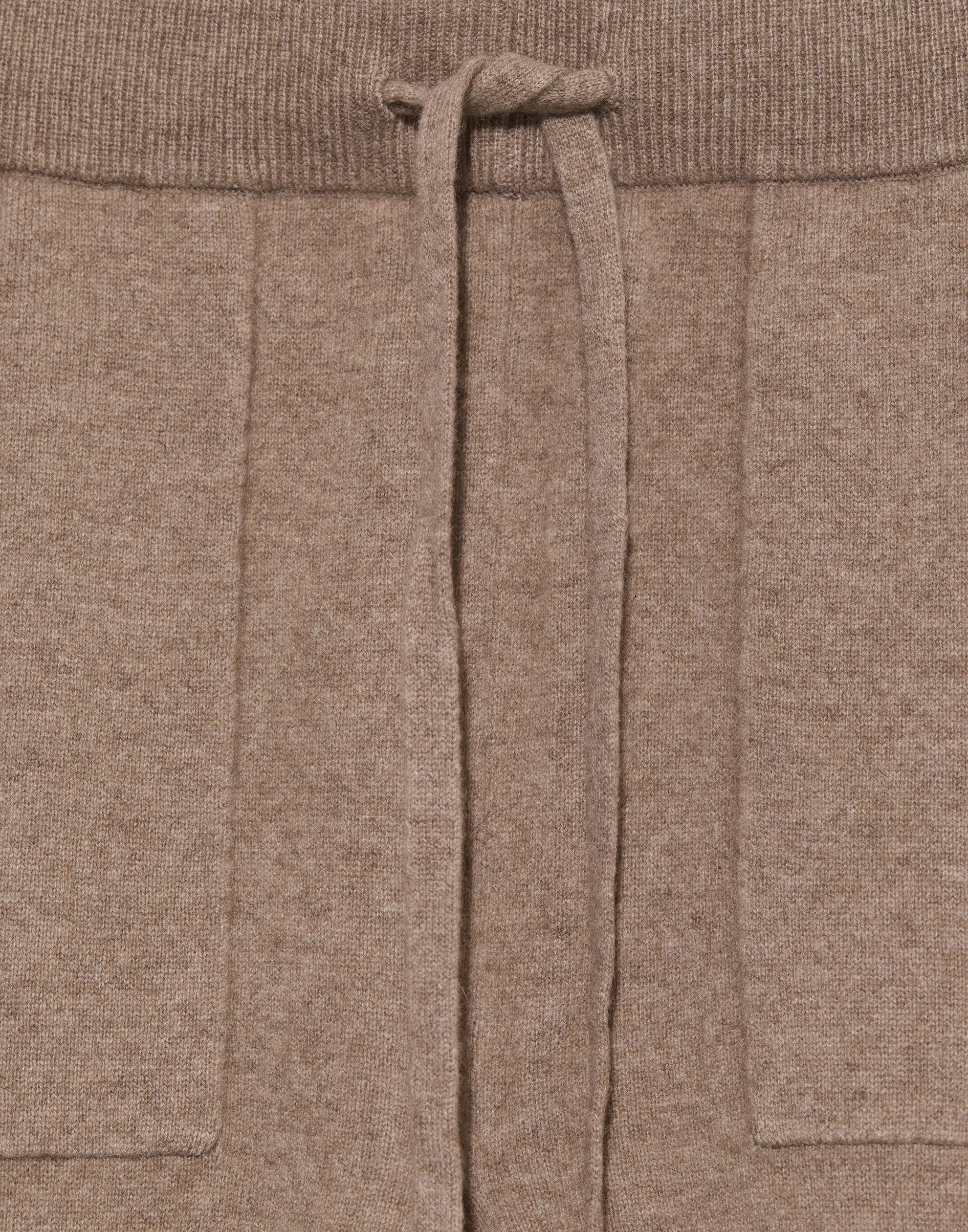 Shiitake Raw Cashmere Pocketed Pants - Image 2