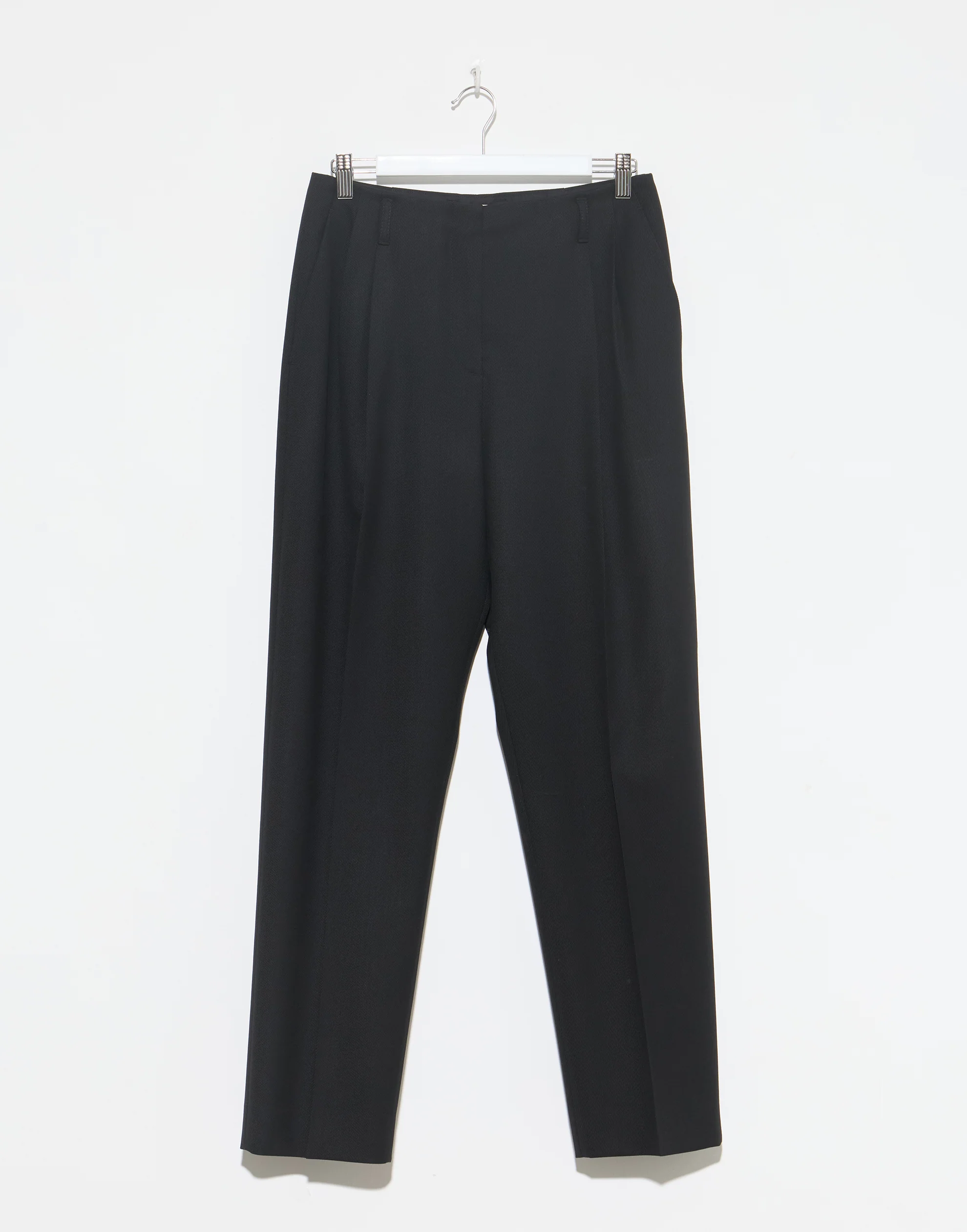 Black Cotton Blend Pachini Trousers