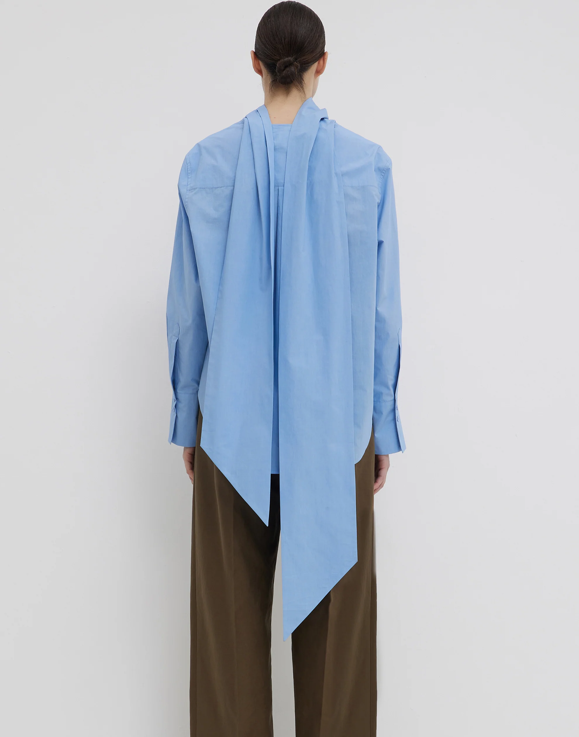 Cerulean Cotton Temine Longsleeve Shirt - Image 4