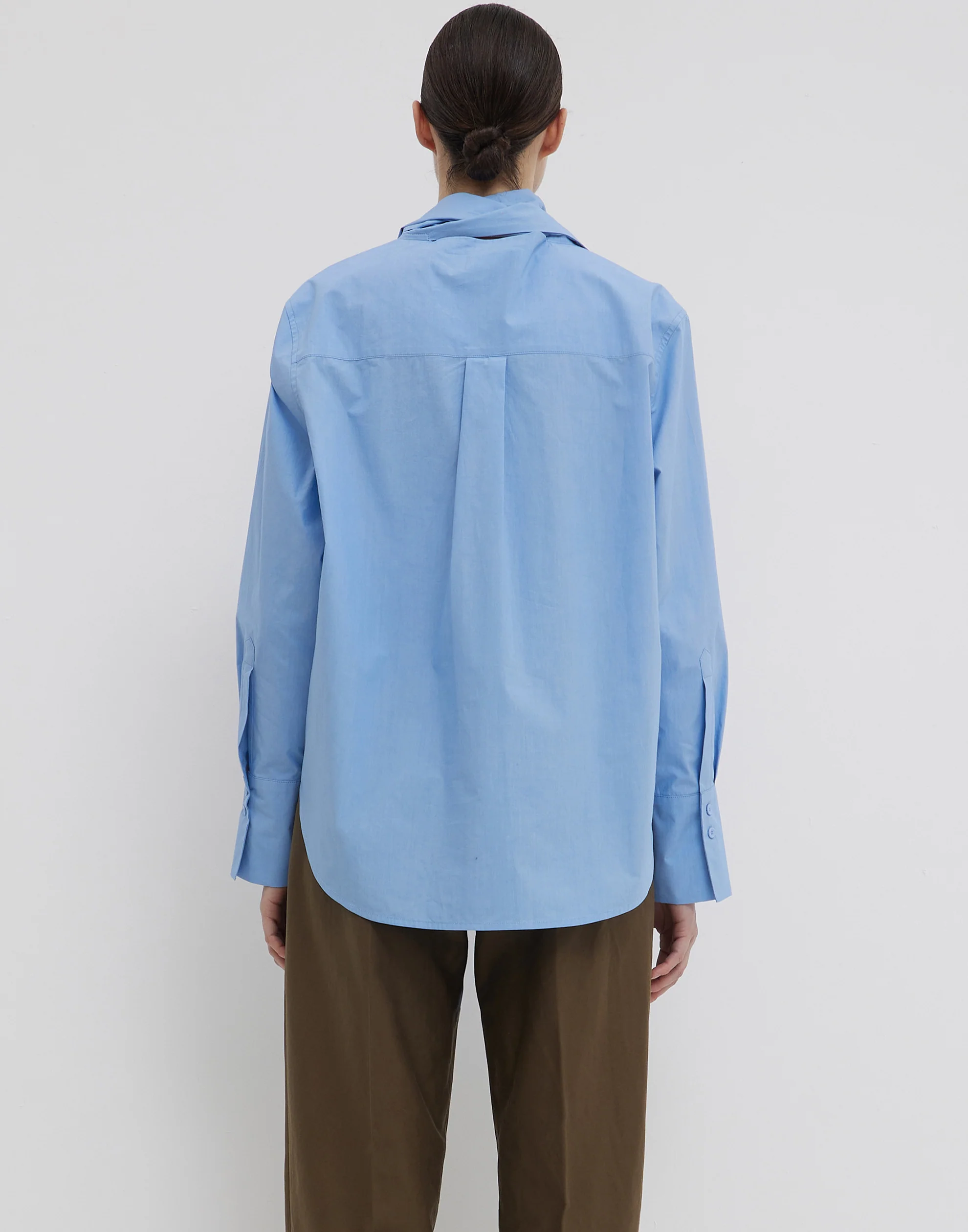 Cerulean Cotton Temine Longsleeve Shirt - Image 5
