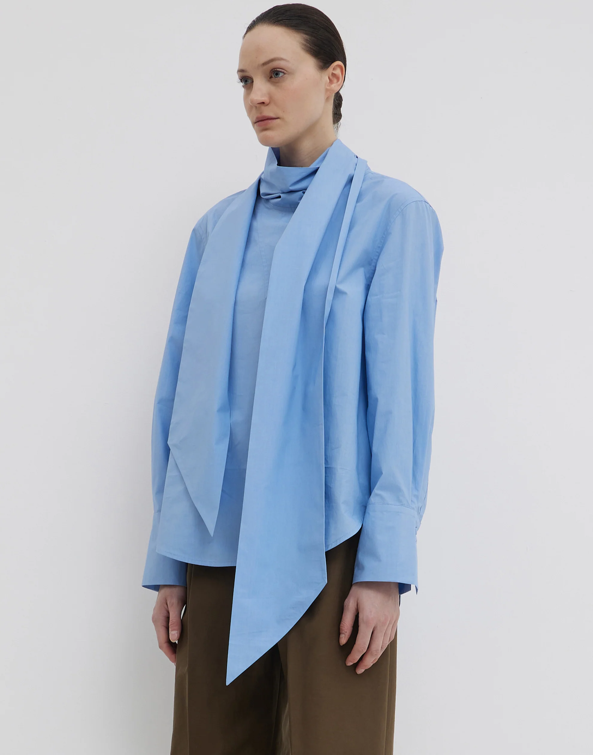 Cerulean Cotton Temine Longsleeve Shirt - Image 6