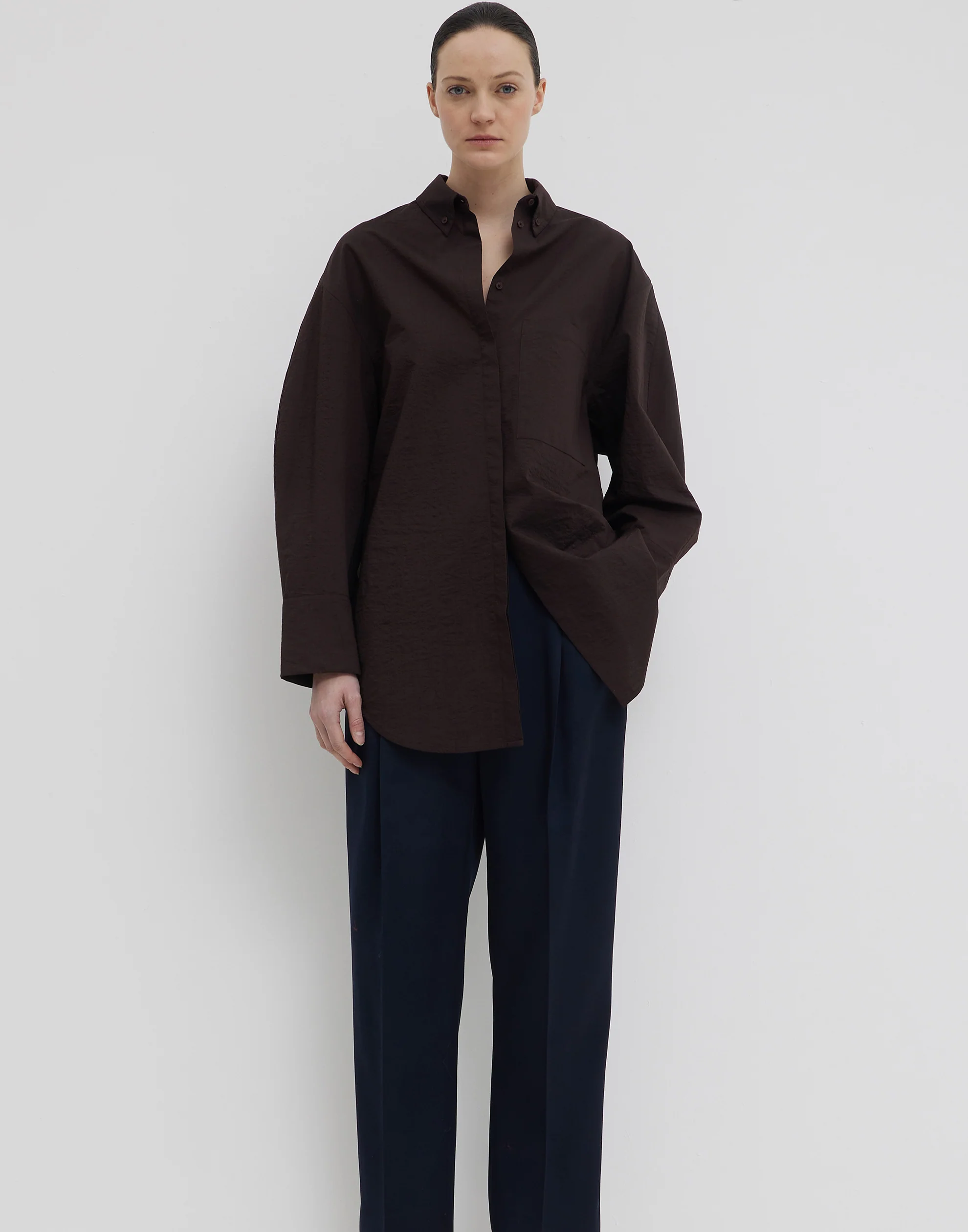 Cherry Wood Wool Blend Taheras Shirt - Image 3