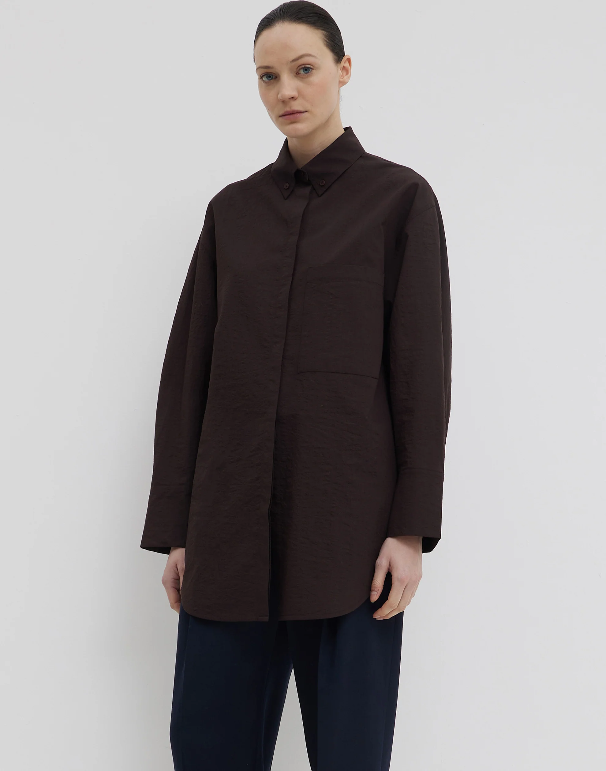 Cherry Wood Wool Blend Taheras Shirt - Image 4
