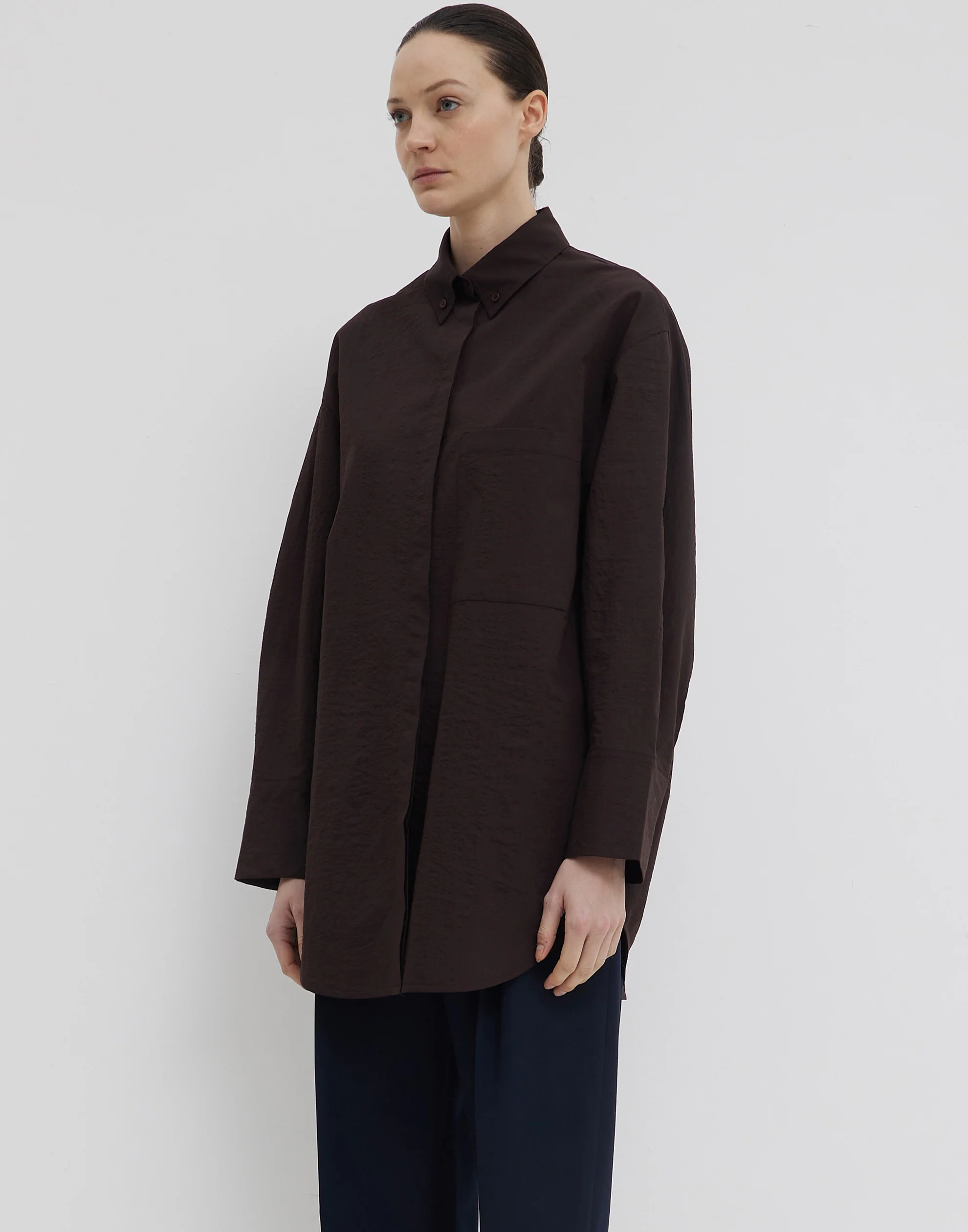 Cherry Wood Wool Blend Taheras Shirt - Image 5