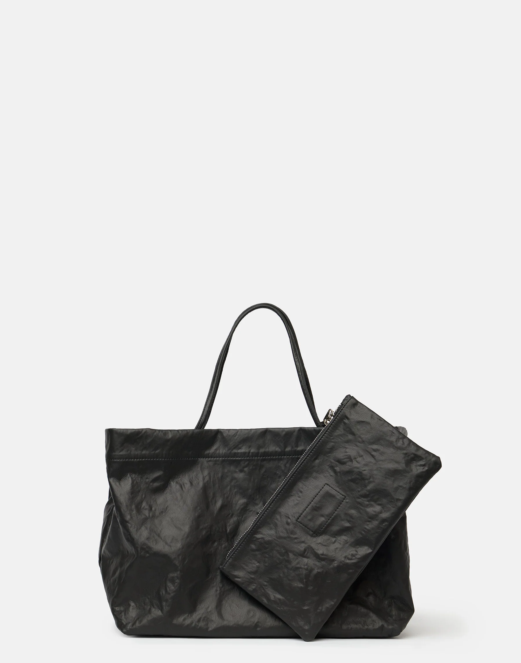 Black Eco Nappa Basket