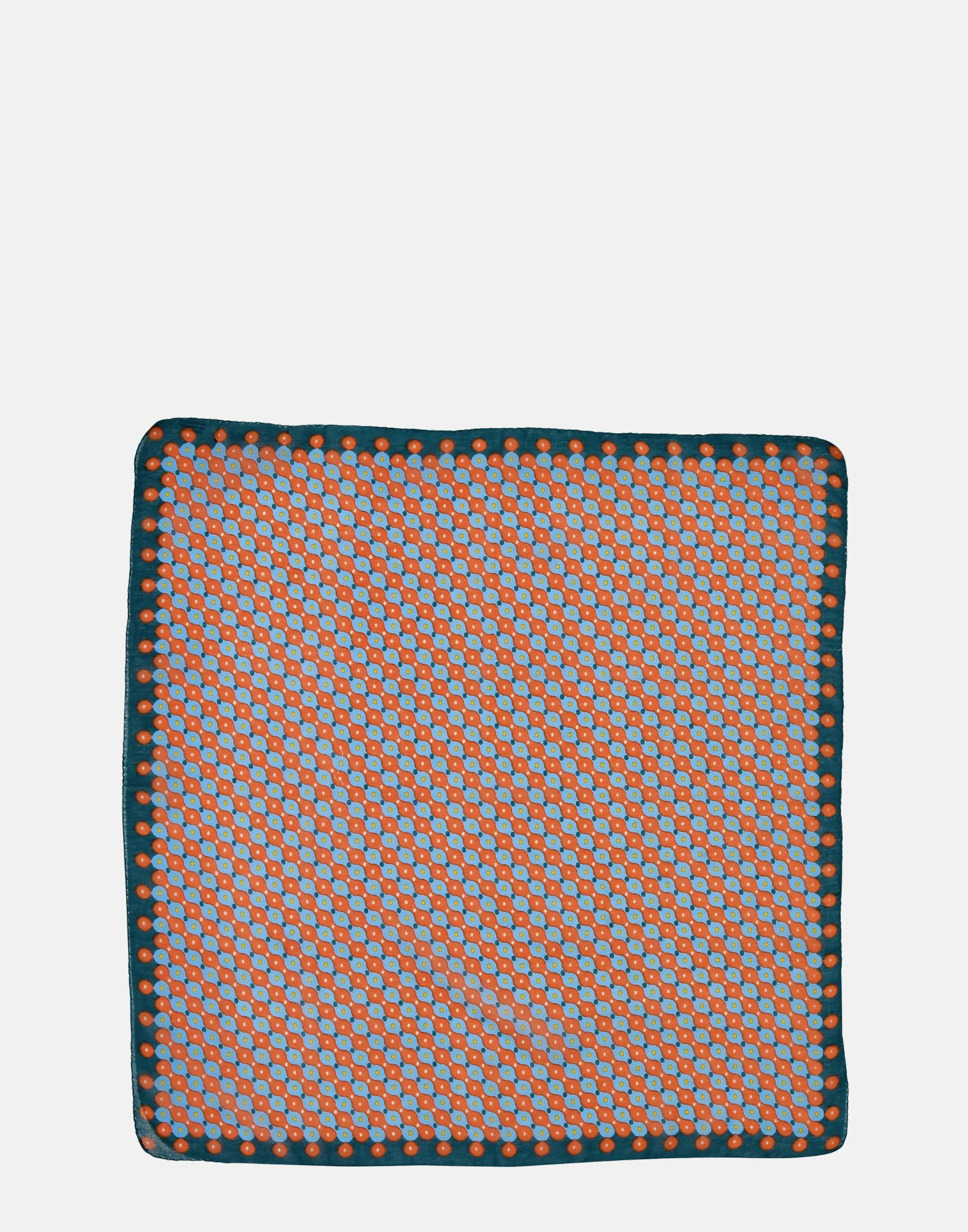 Ginger Small Cotton Square Scarf