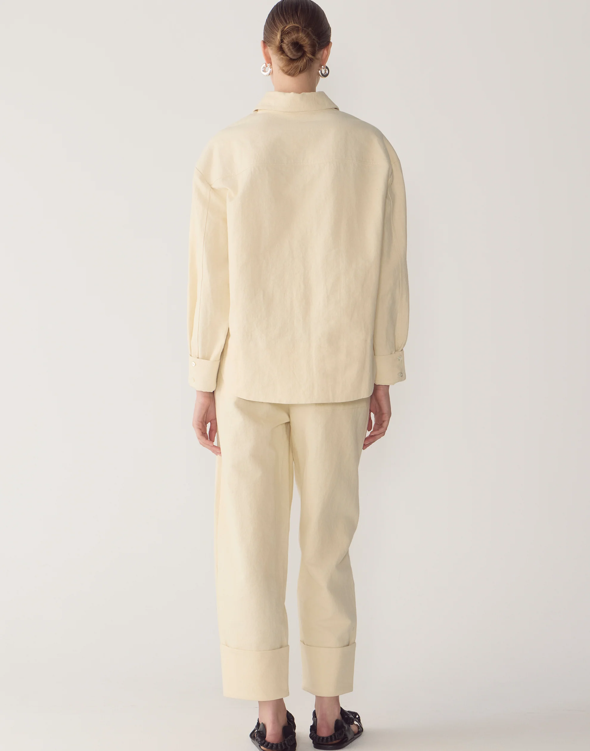 Bone Cotton & Linen Andrea Shirt - Image 5