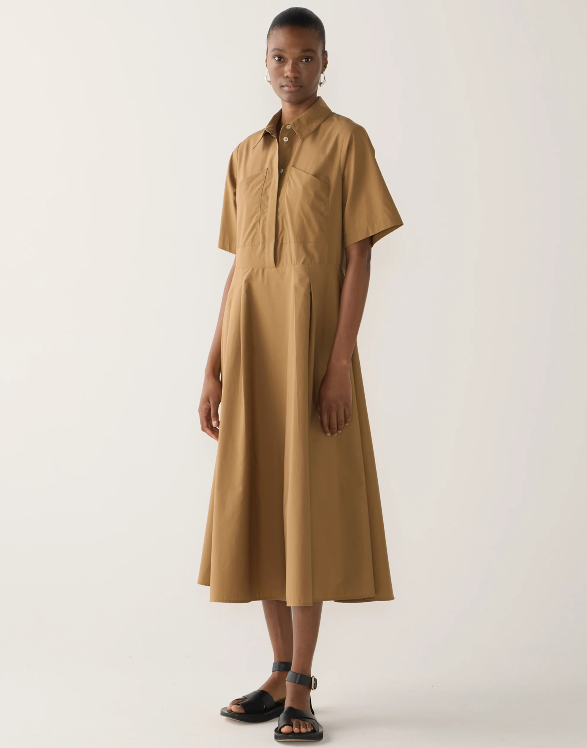 Cocoa Cotton & Tencel Calliope Dress - Image 3