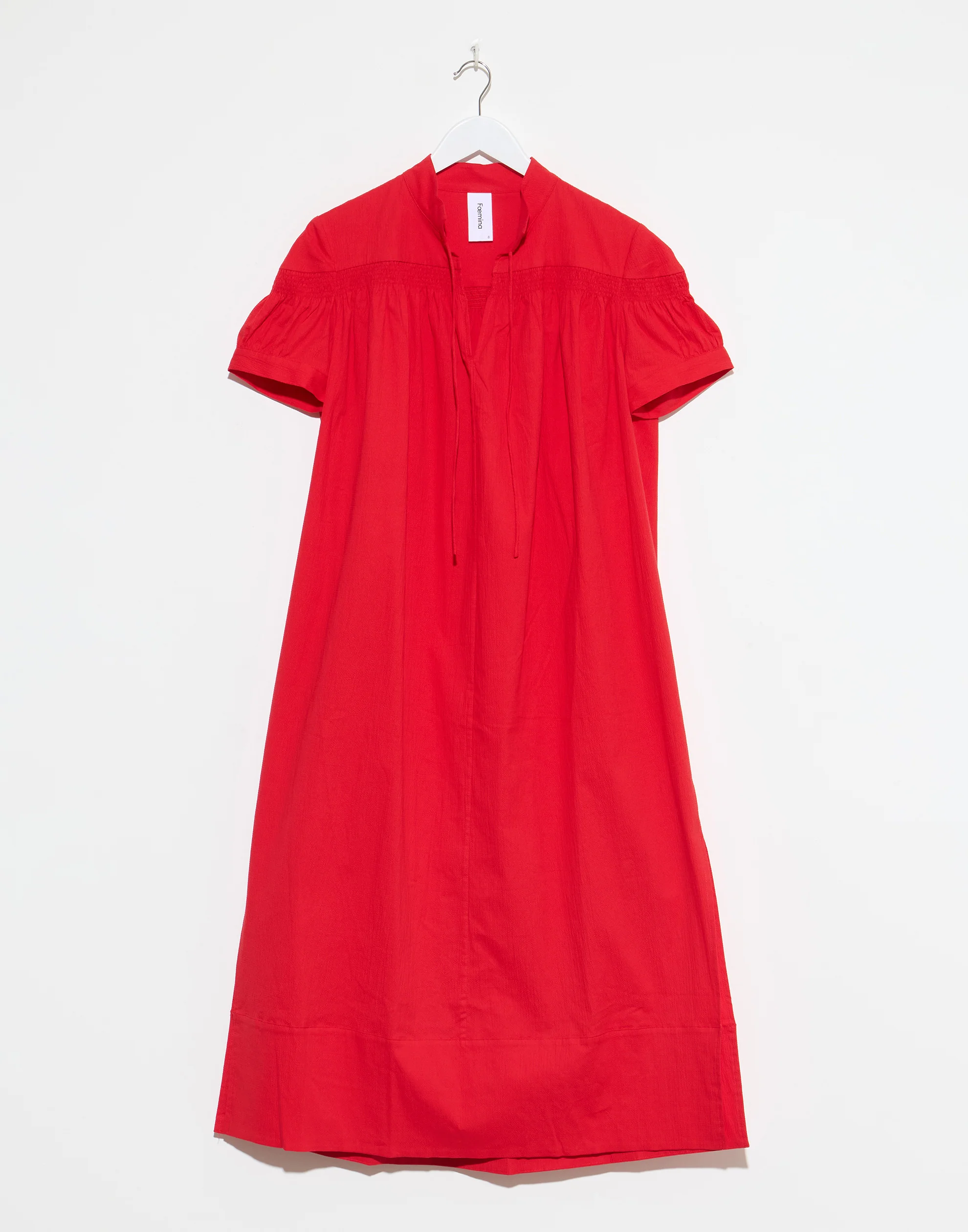 Rouge Cotton Seersucker Kaya Dress